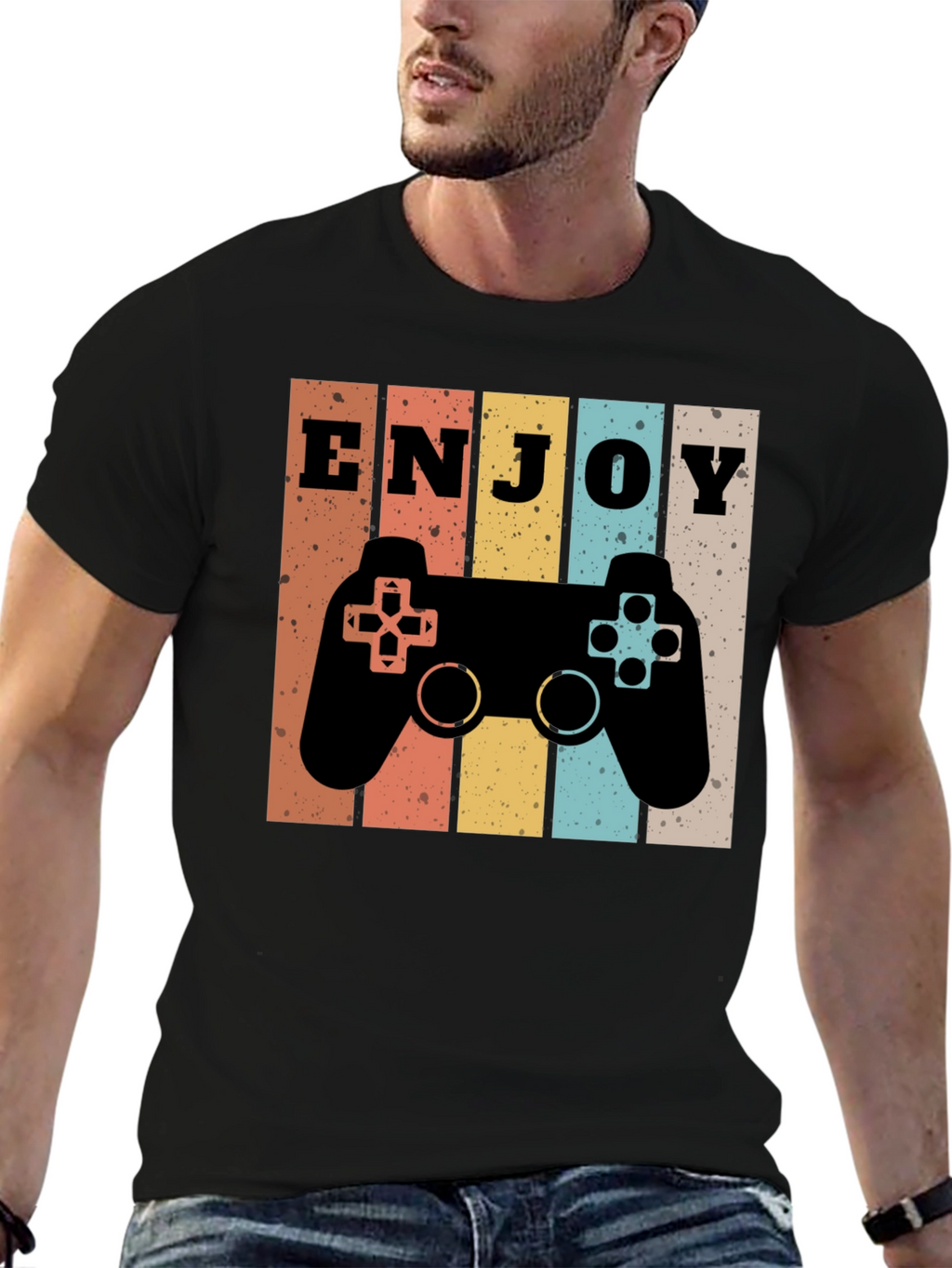 Enjoy Gaming T-Shirt - Retro Gamer Tee