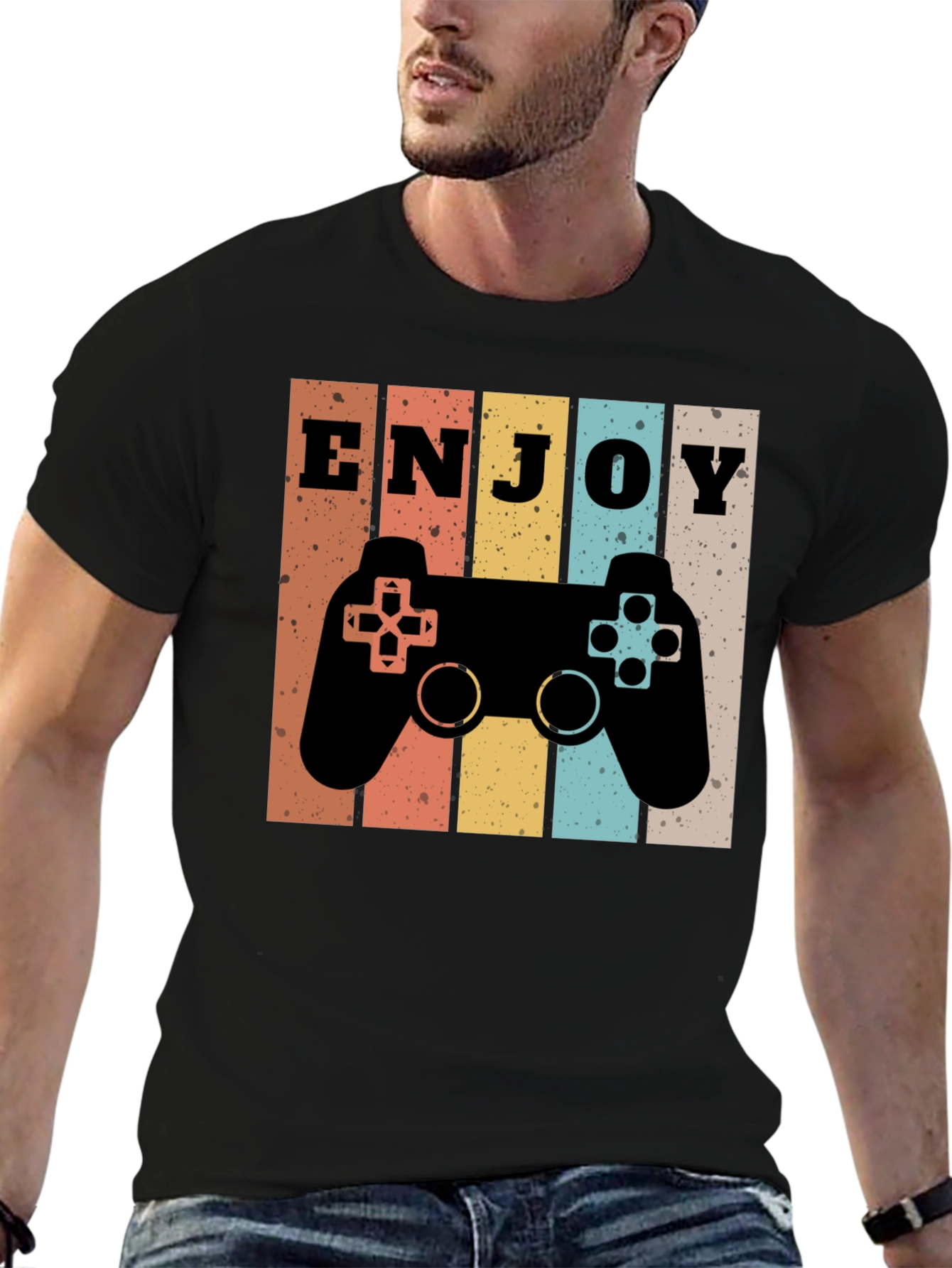 Enjoy Gaming T-Shirt - Retro Gamer Tee
