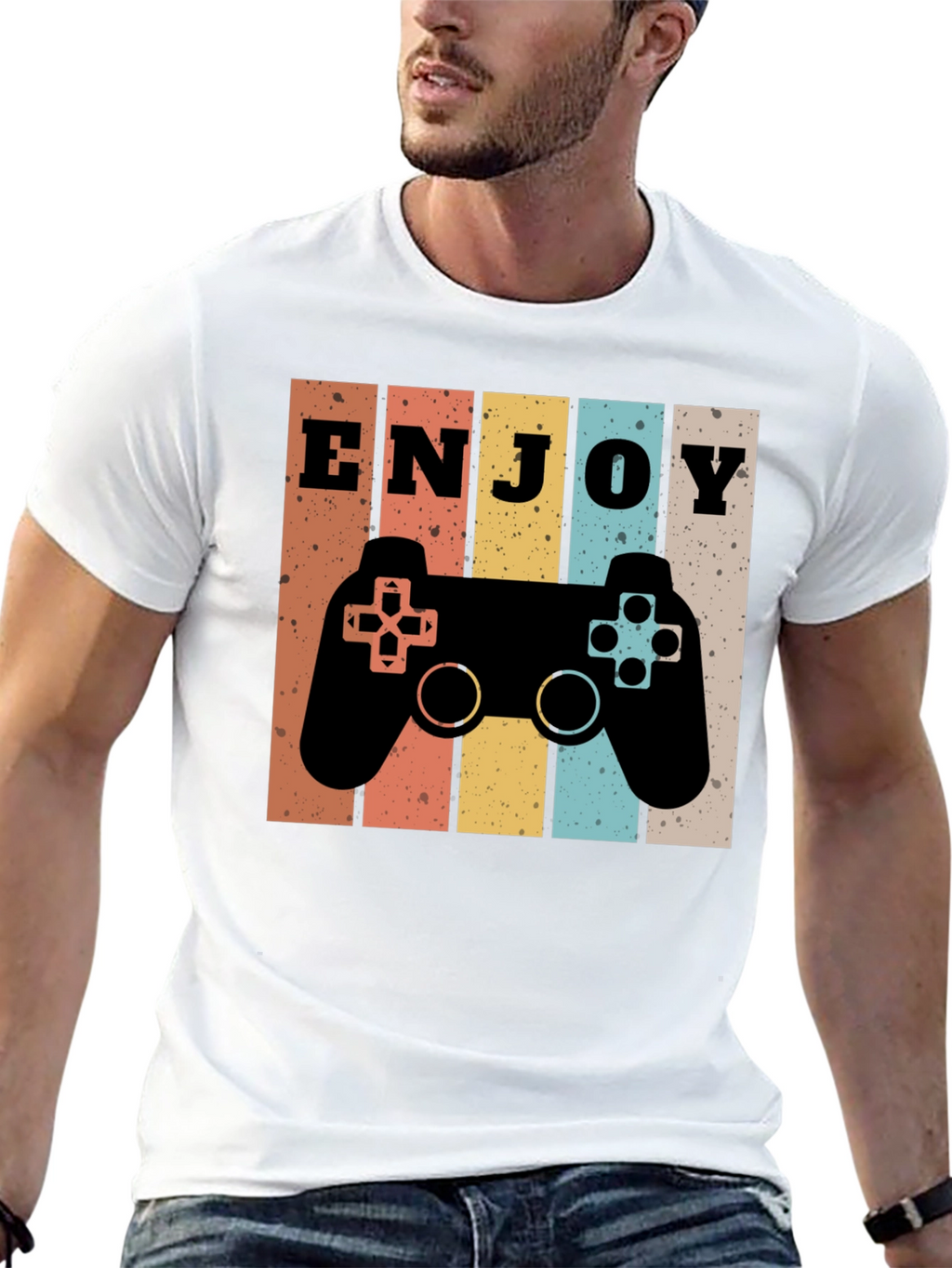 Enjoy Gaming T-Shirt - Retro Gamer Tee