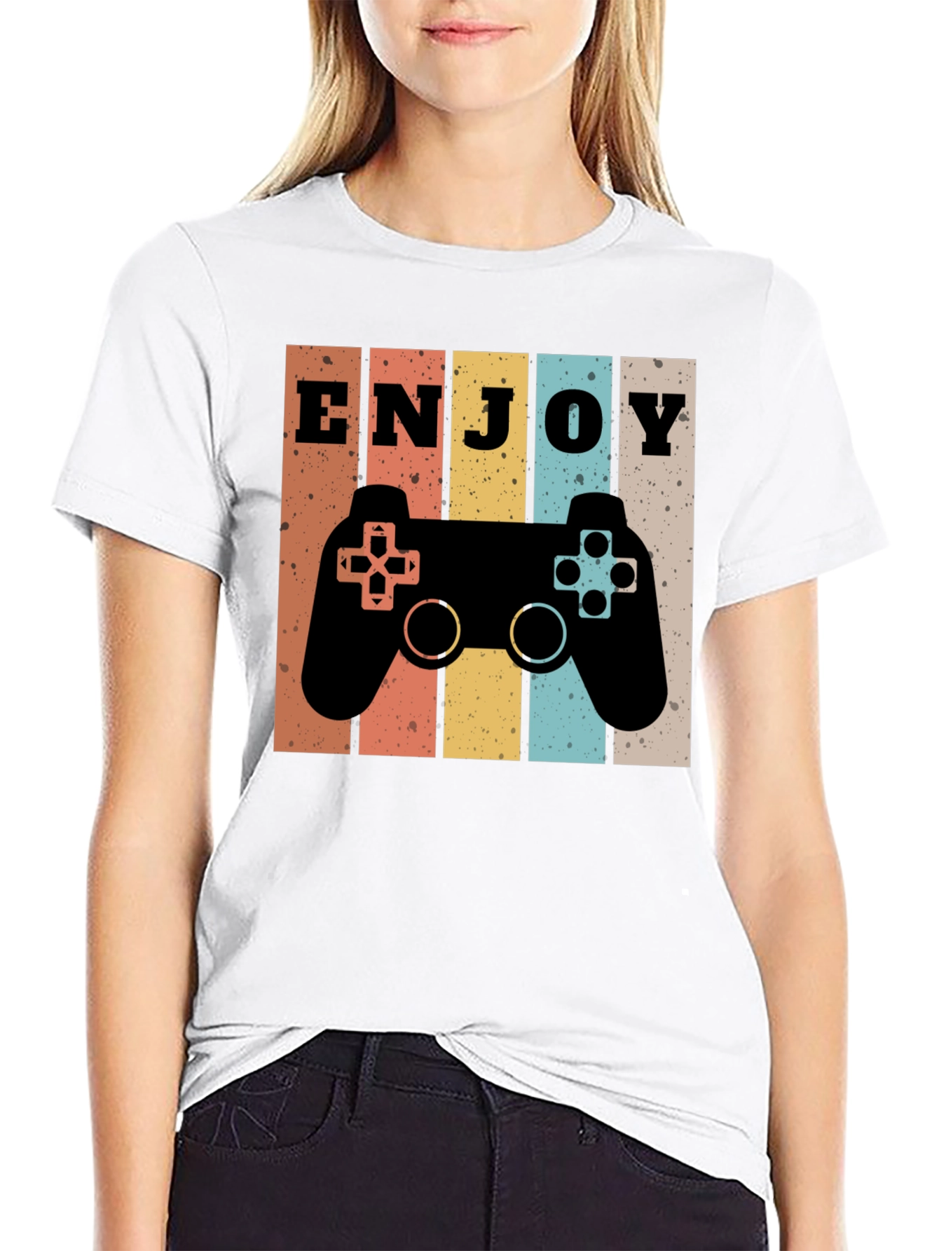 Enjoy Gaming T-Shirt - Retro Gamer Tee