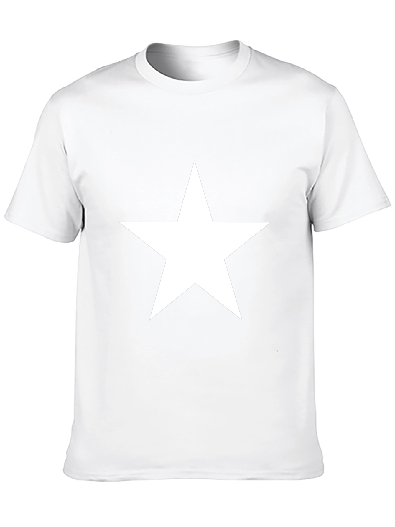 Star Graphic Black T-Shirt - Classic Casual Style