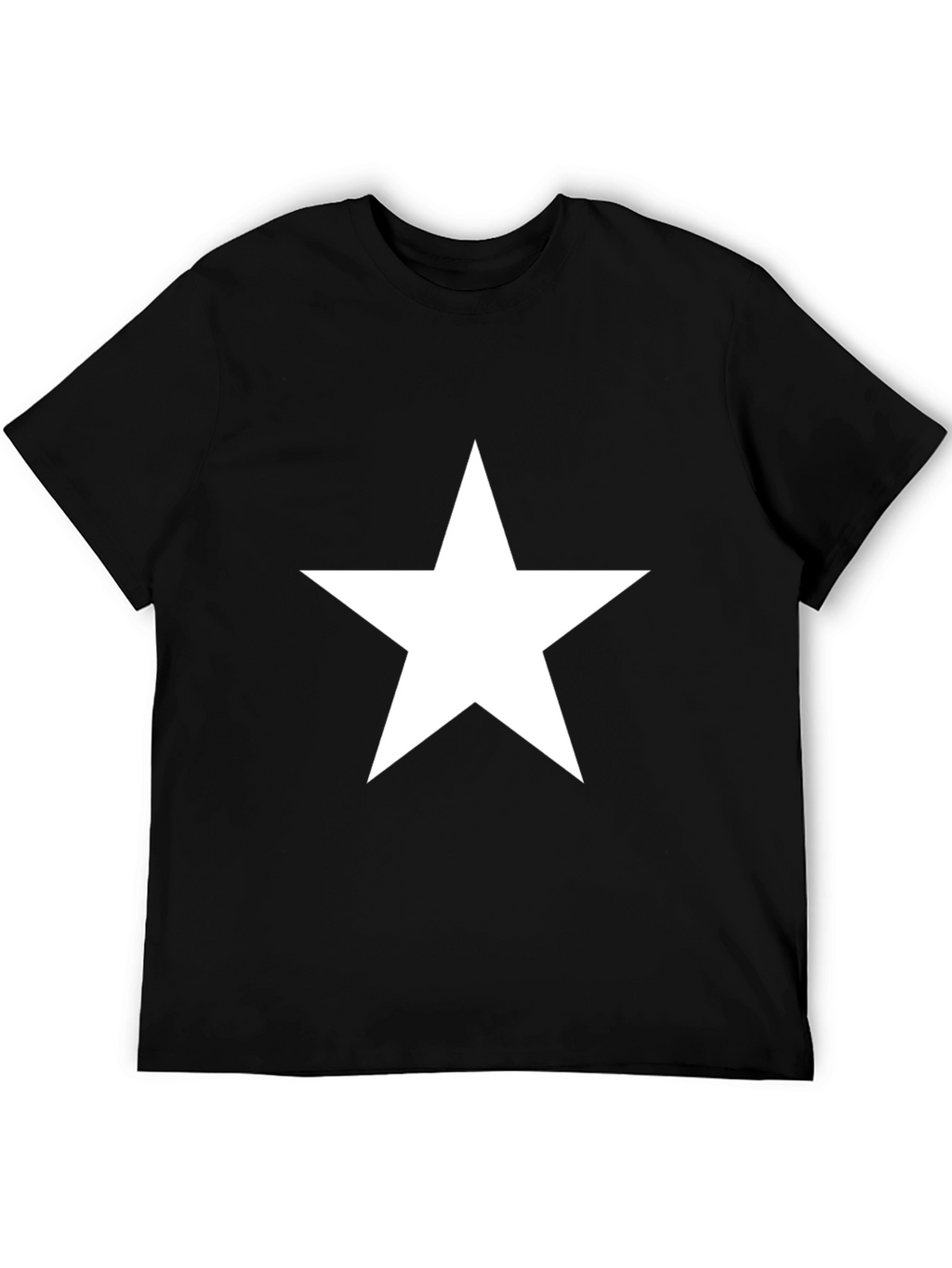 Star Graphic Black T-Shirt - Classic Casual Style