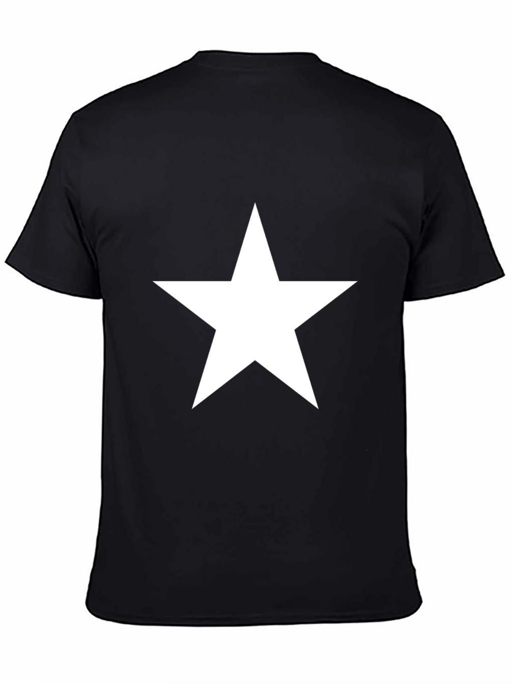 Star Graphic Black T-Shirt - Classic Casual Style