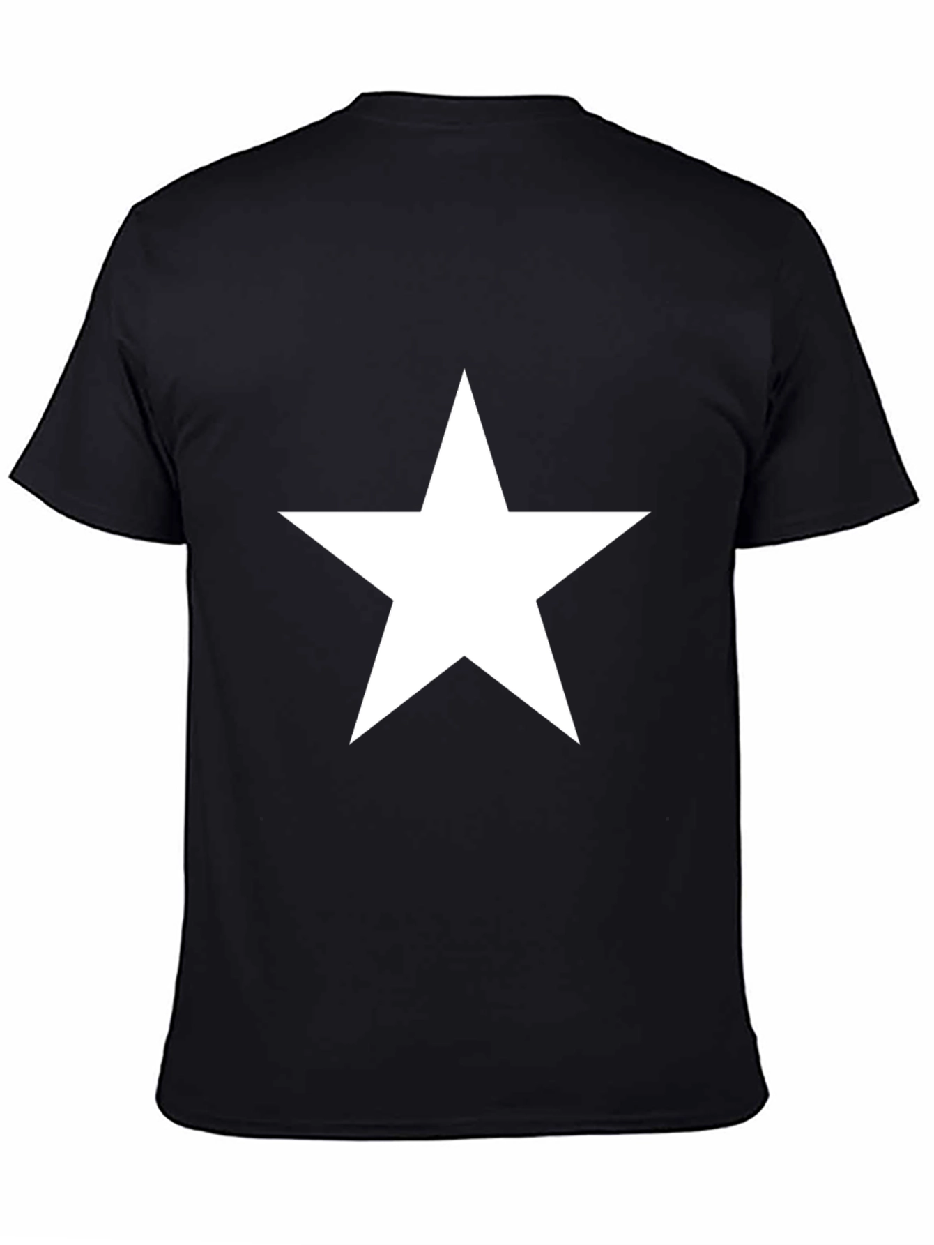 Star Graphic Black T-Shirt - Classic Casual Style