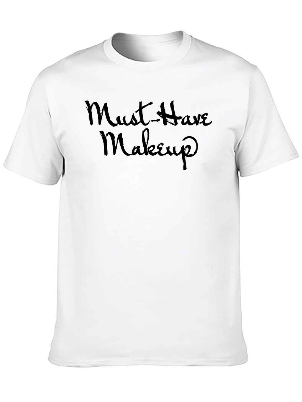 Must-Have Makeup Graphic Black T-Shirt