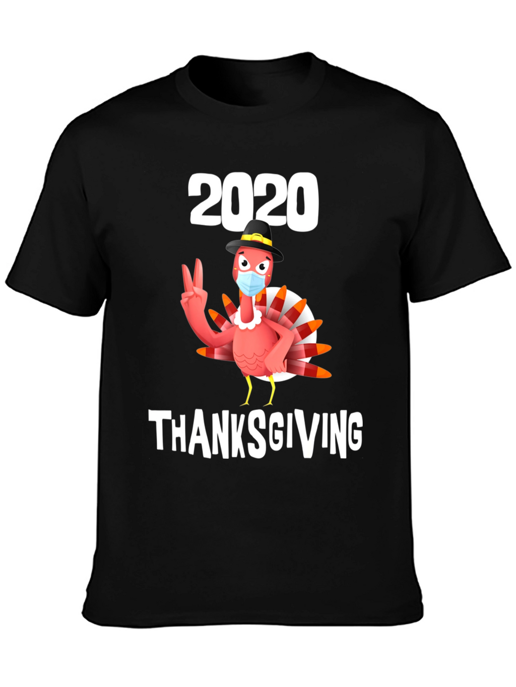2020 Thanksgiving Turkey Mask T-Shirt