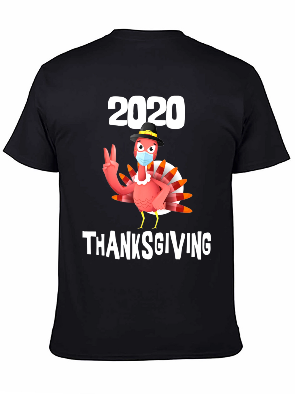2020 Thanksgiving Turkey Mask T-Shirt