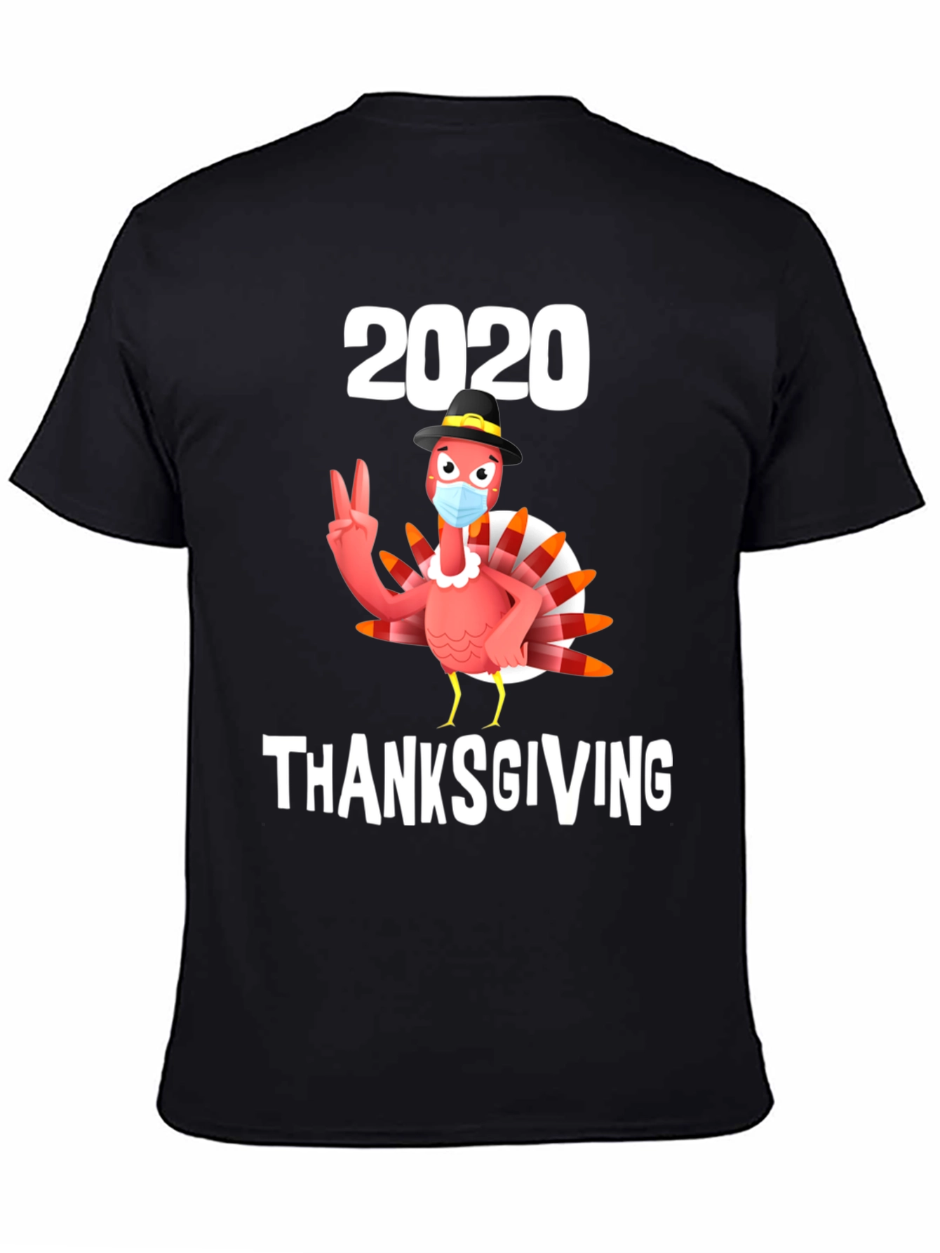 2020 Thanksgiving Turkey Mask T-Shirt