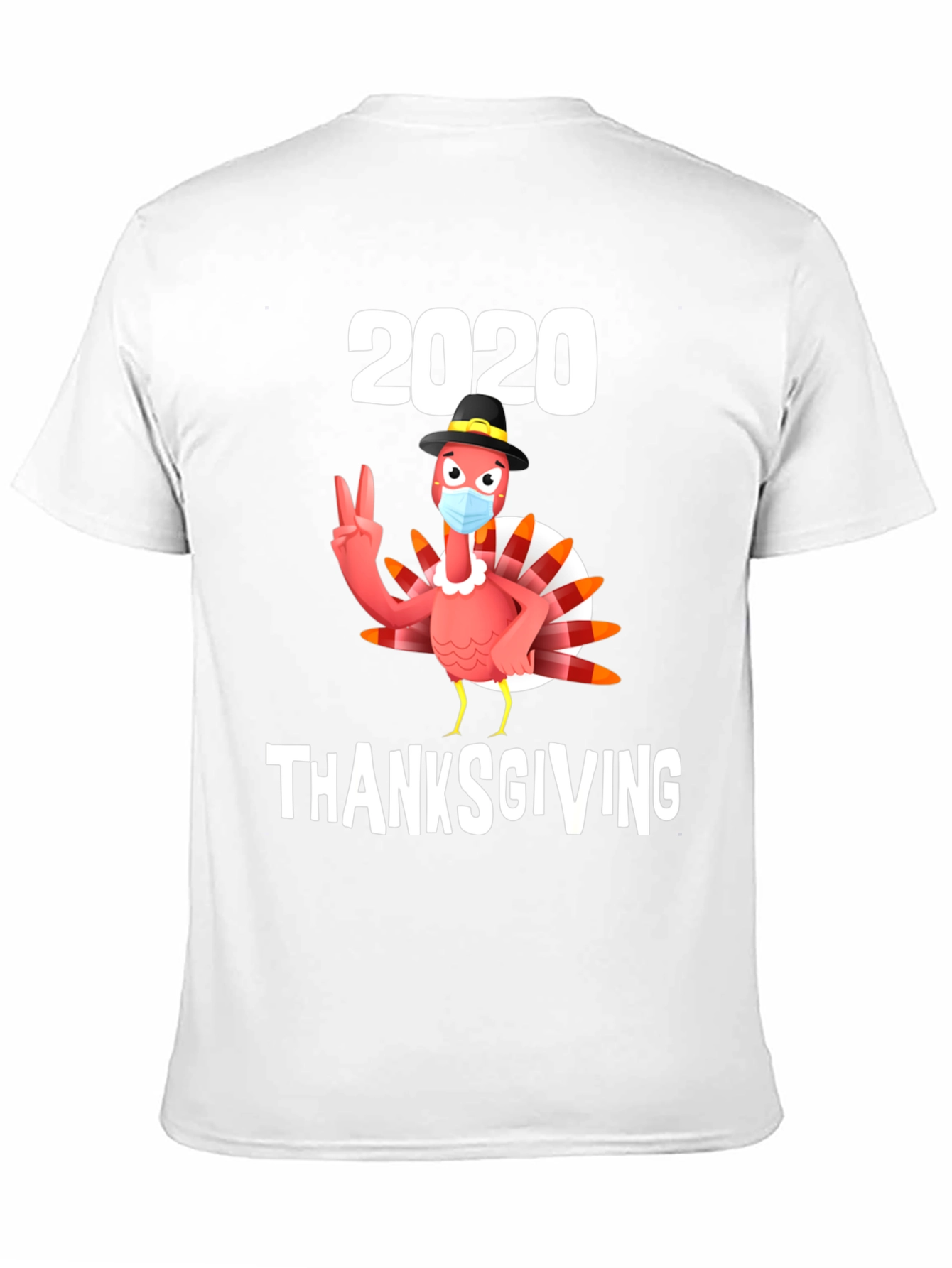 2020 Thanksgiving Turkey Mask T-Shirt