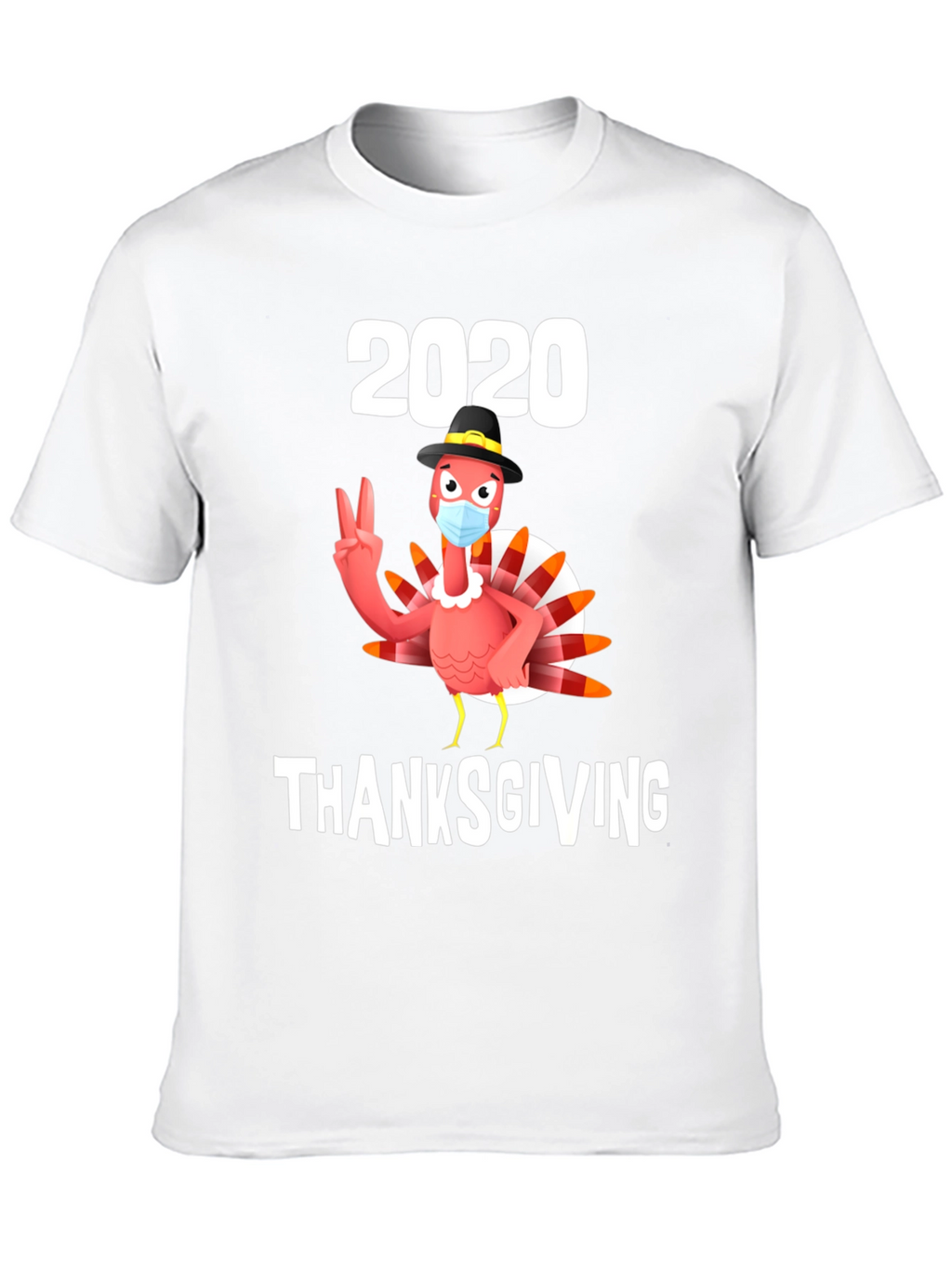 2020 Thanksgiving Turkey Mask T-Shirt