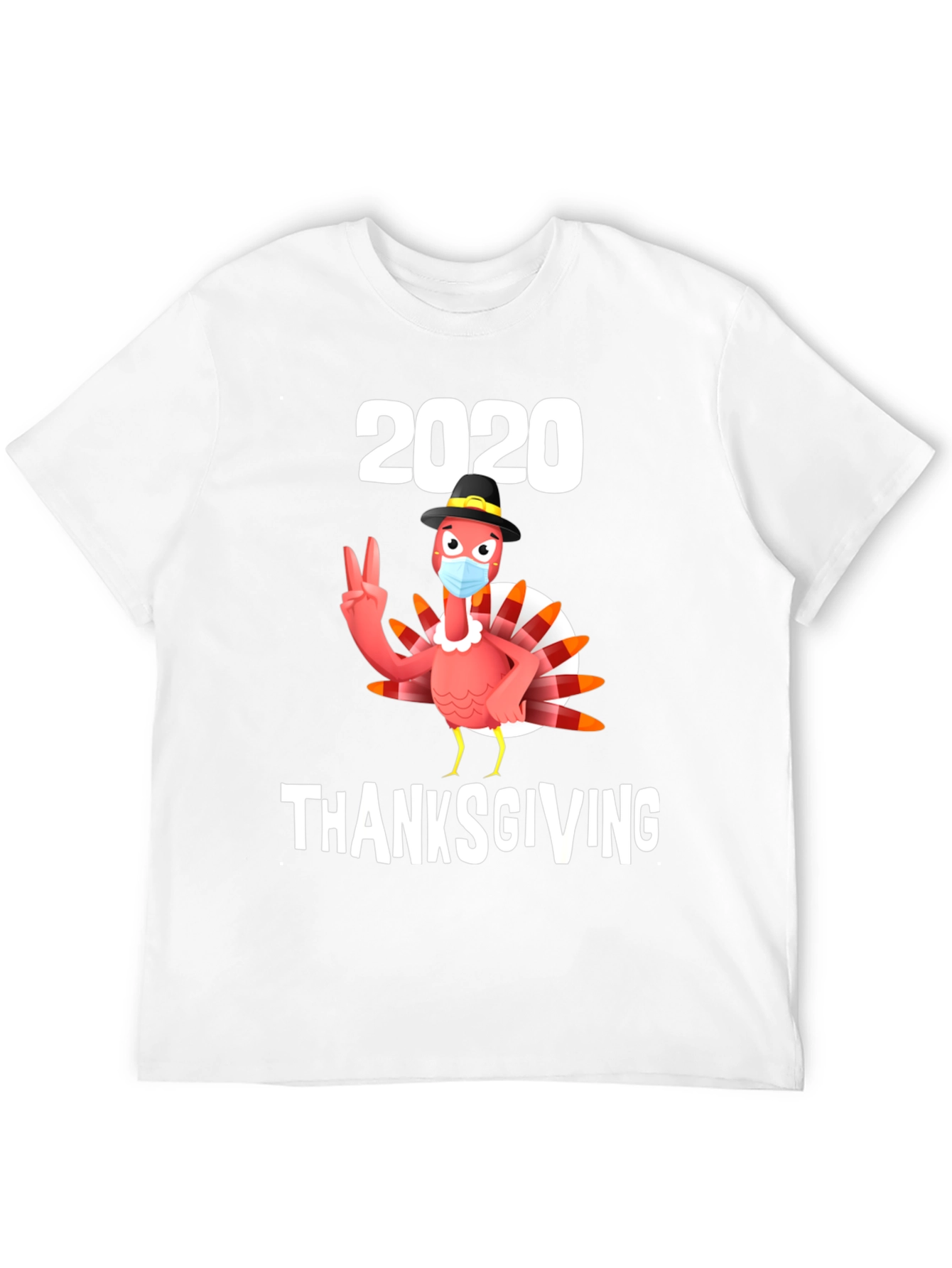 2020 Thanksgiving Turkey Mask T-Shirt