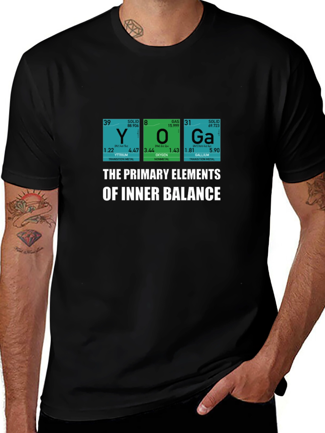 Yoga Elements T-Shirt - Inner Balance Design