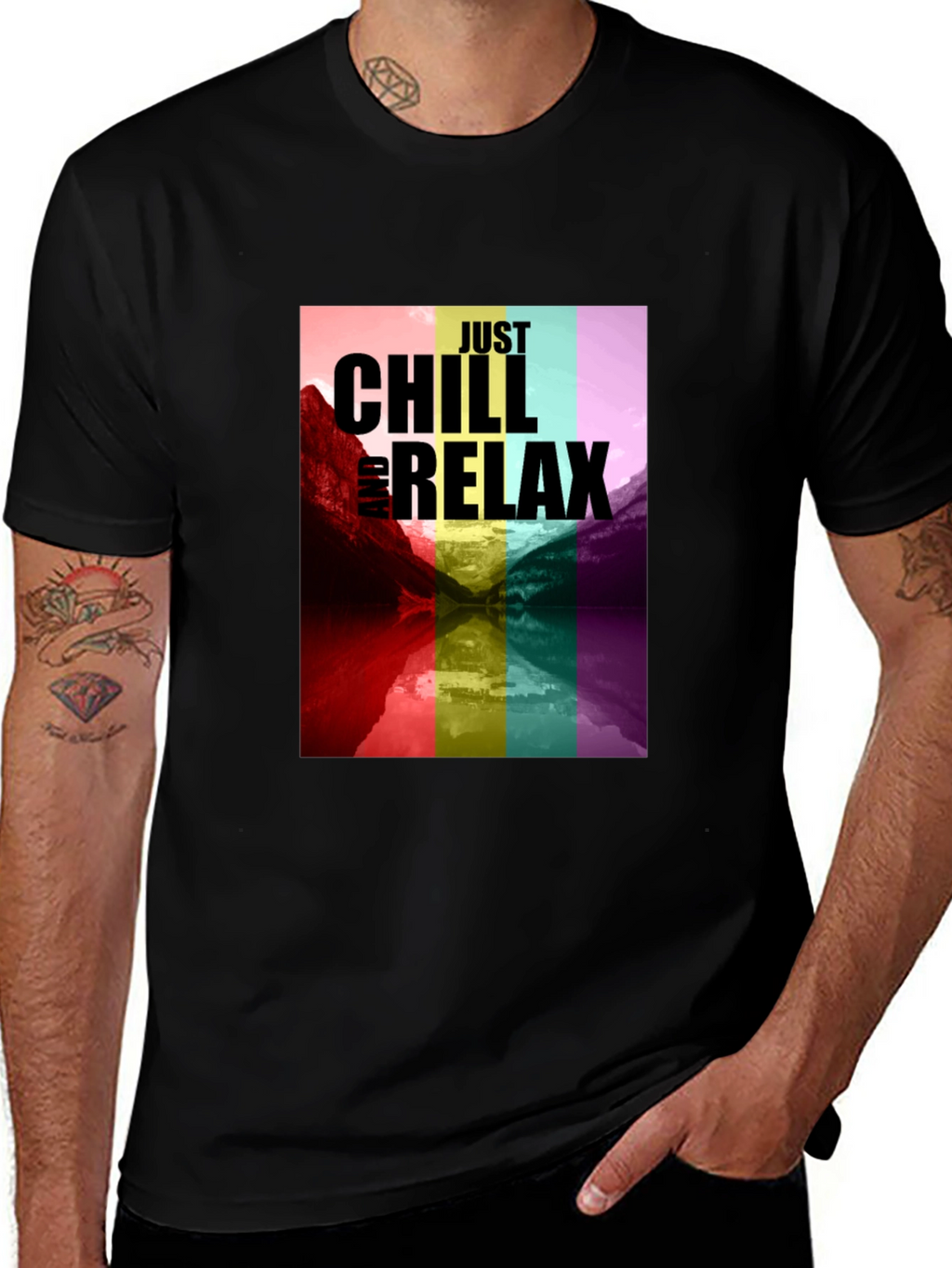 Just Chill and Relax Graphic Tee