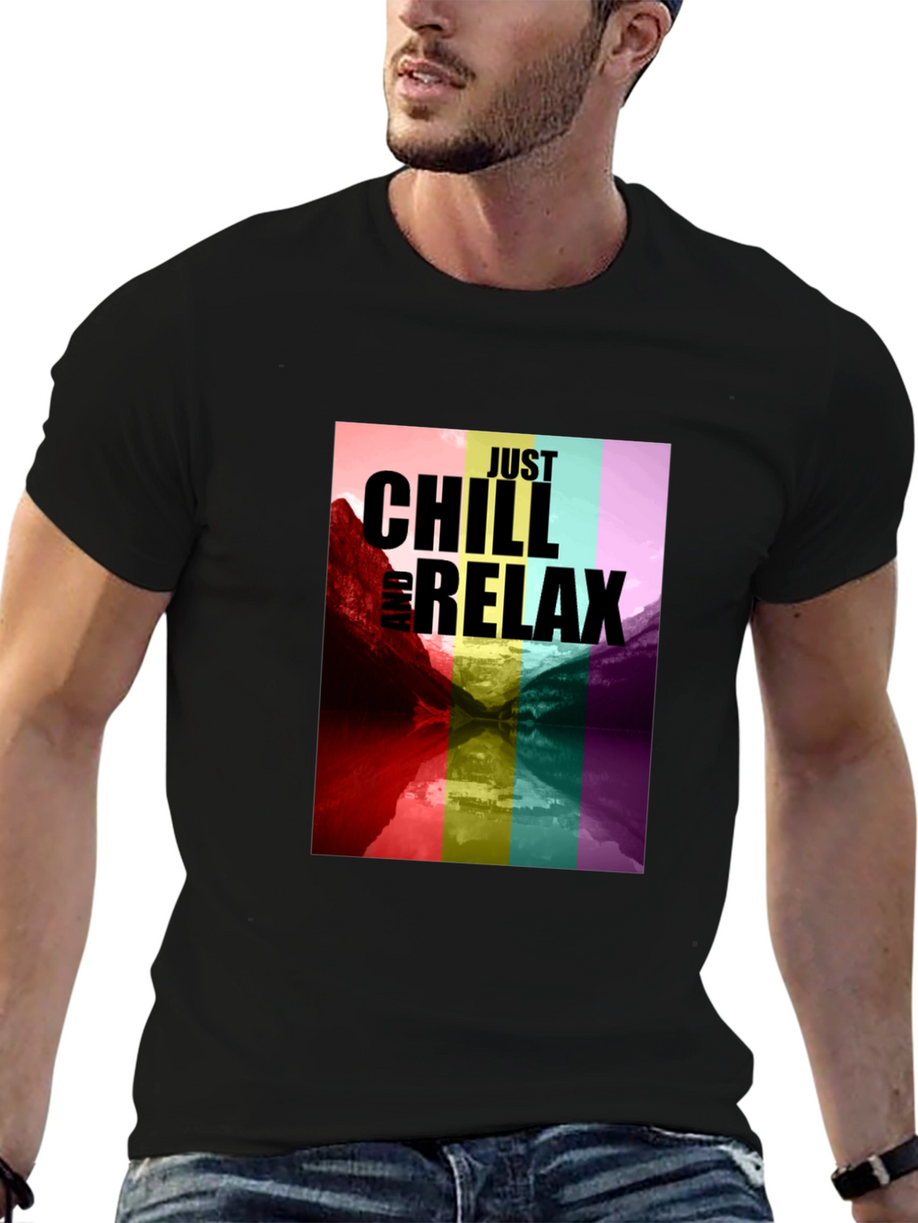 Just Chill and Relax Graphic Tee