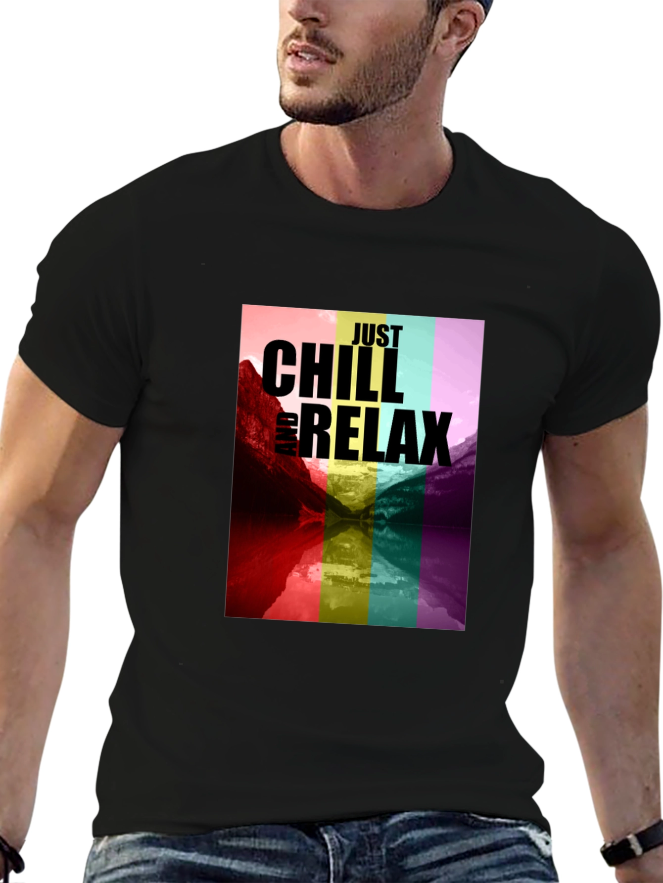 Just Chill and Relax Graphic Tee