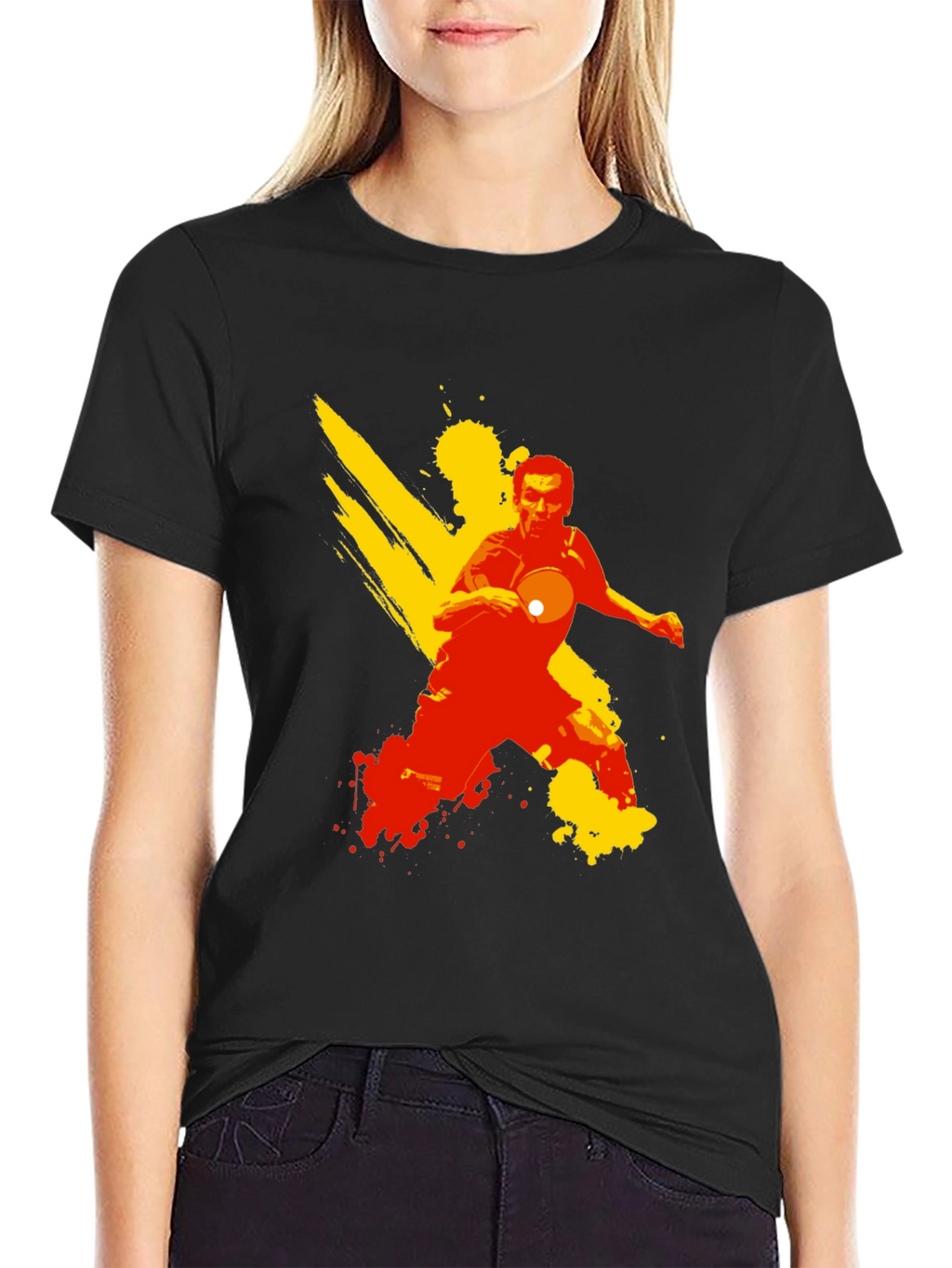 Table Tennis T-Shirt - Black