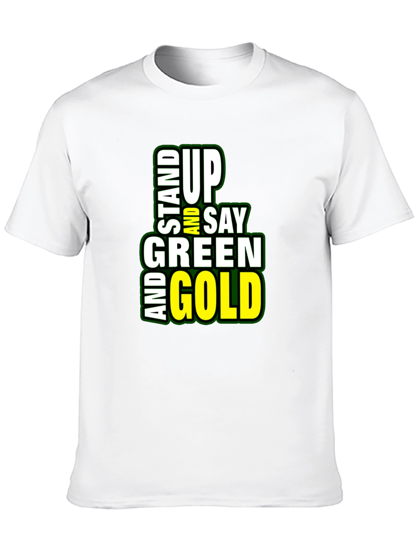 Stand Up Green & Gold T-Shirt - Packers Pride