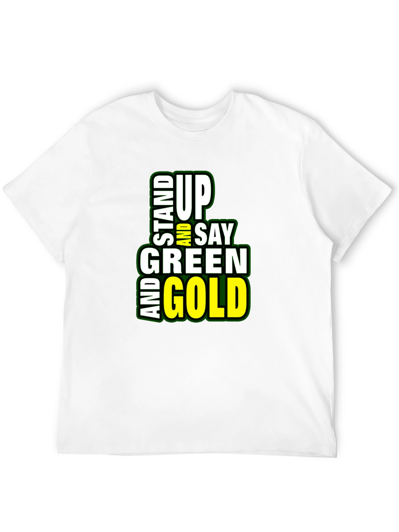 Stand Up Green & Gold T-Shirt - Packers Pride
