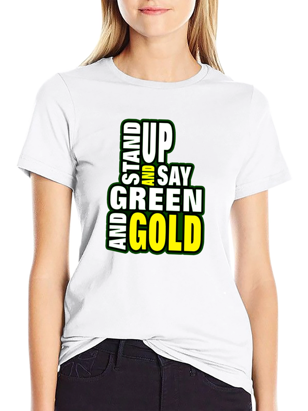Stand Up Green & Gold T-Shirt - Packers Pride