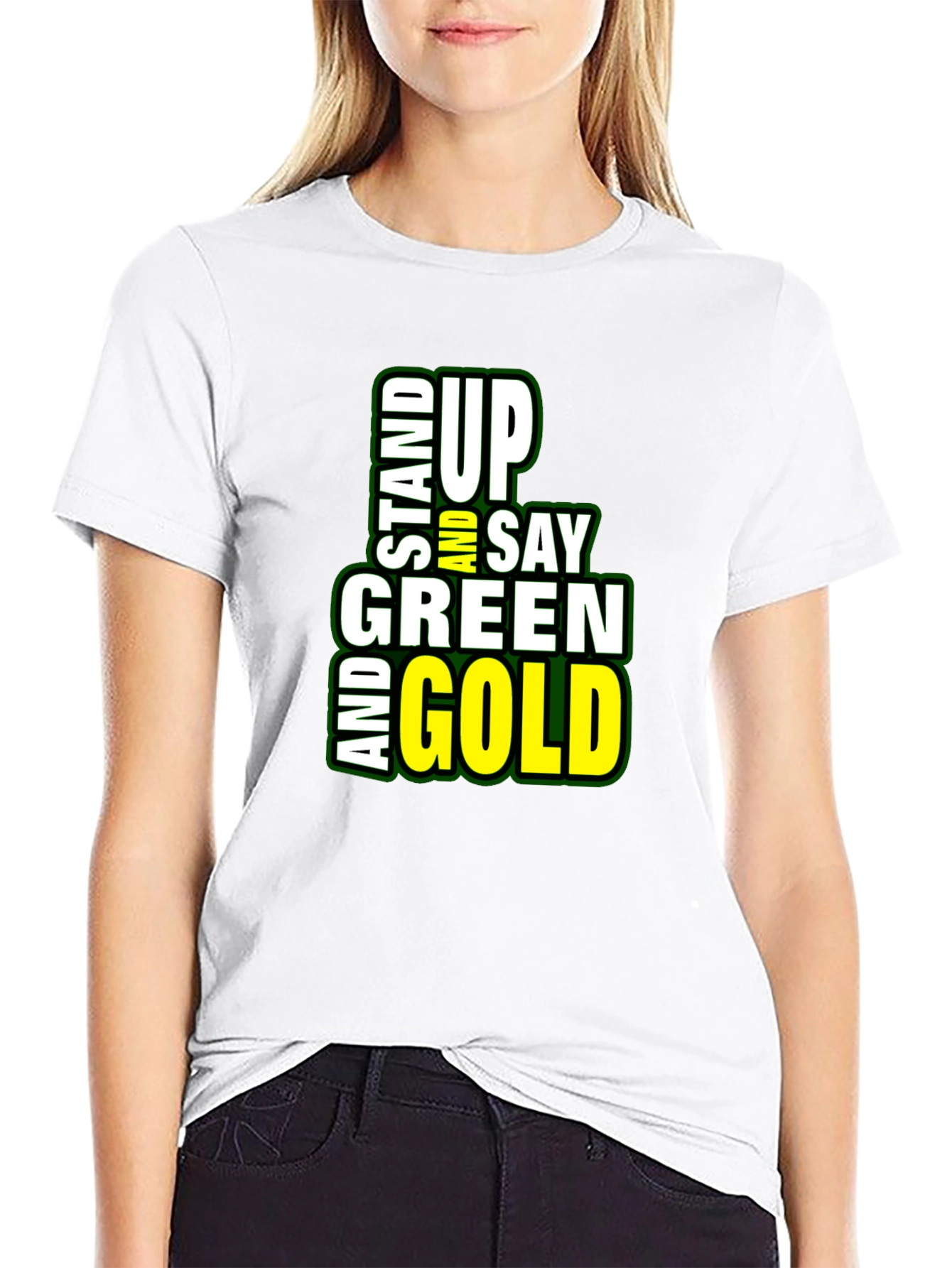 Stand Up Green & Gold T-Shirt - Packers Pride