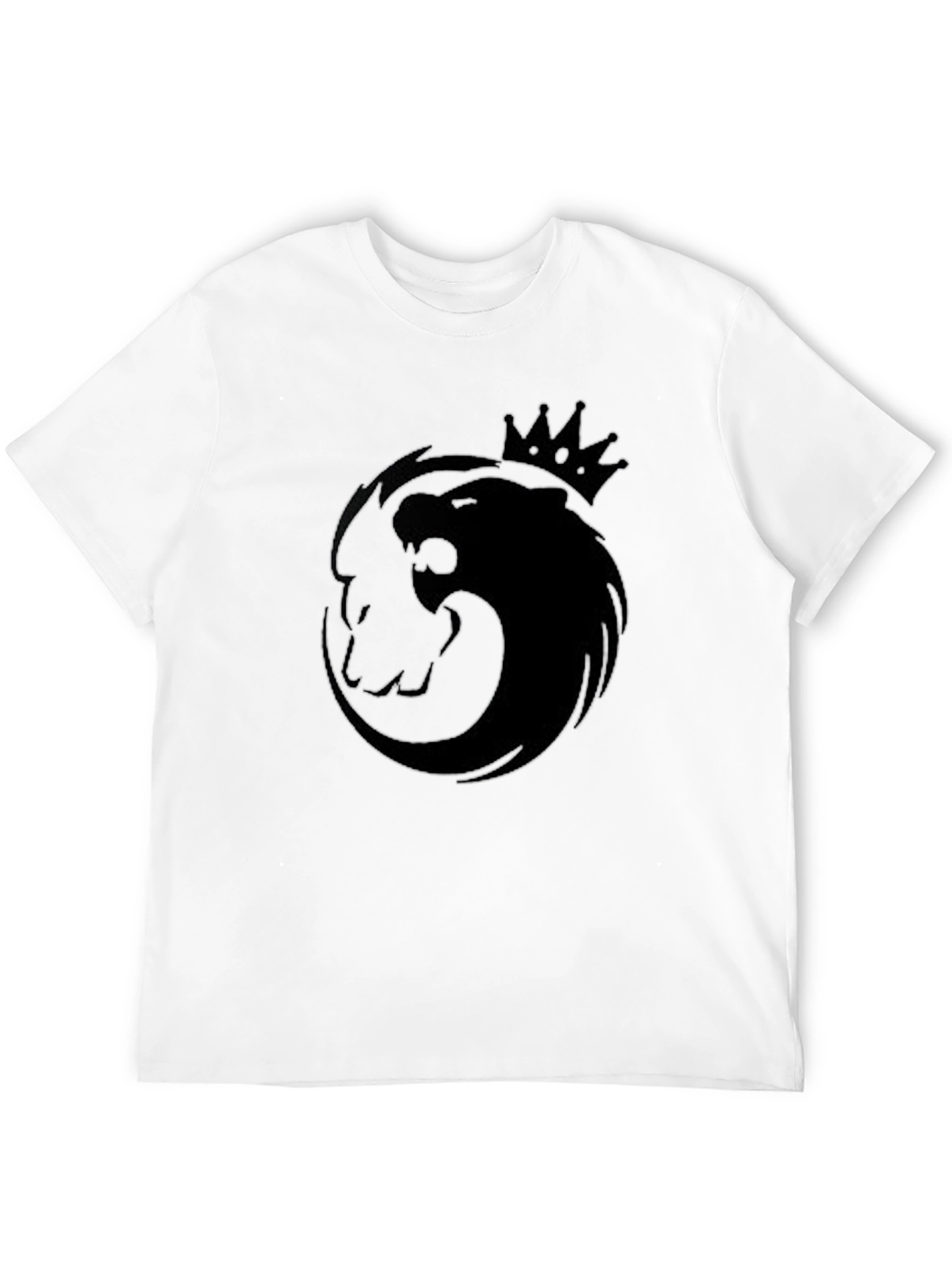 King Lion Graphic T-Shirt - Black