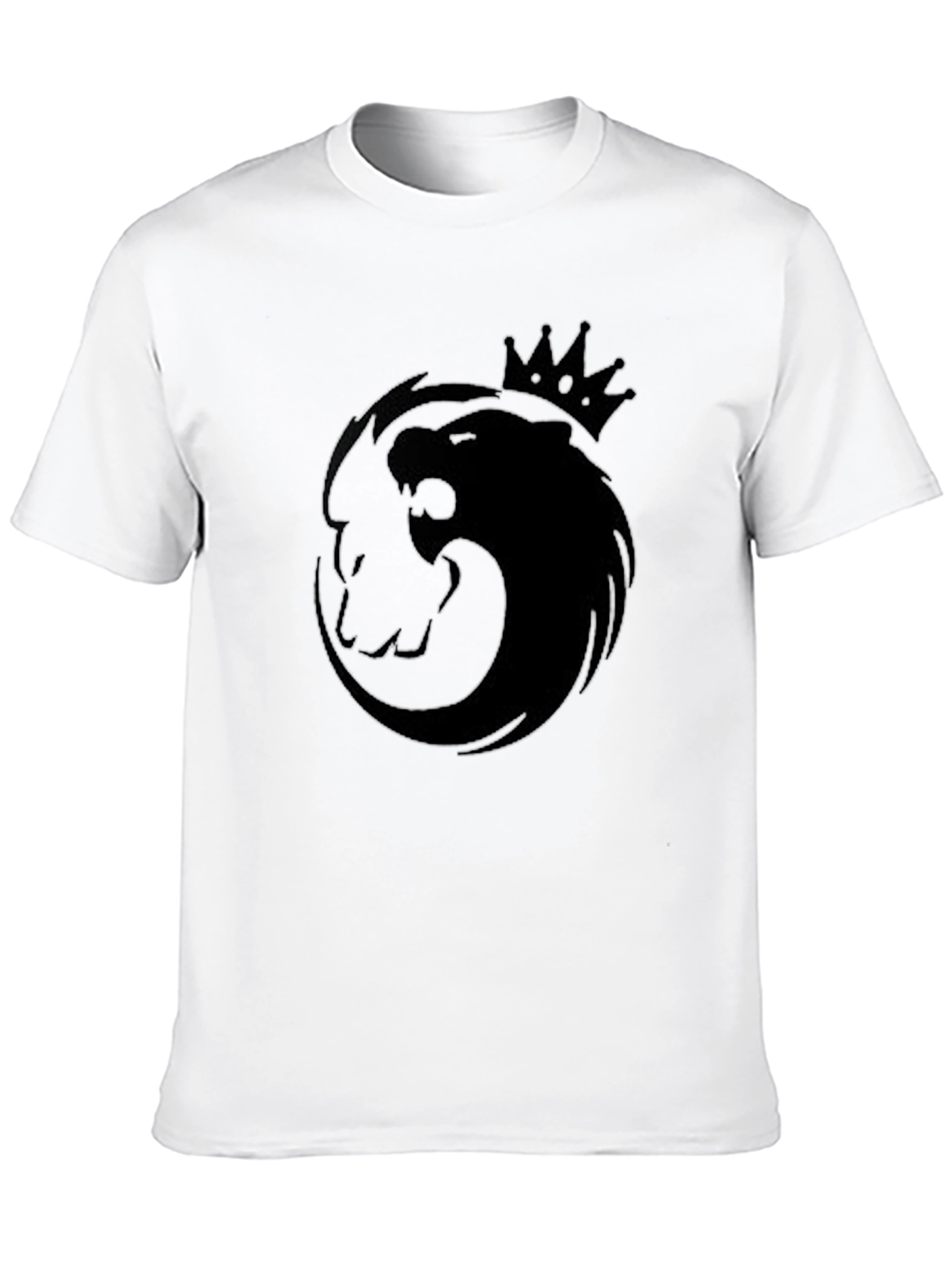 King Lion Graphic T-Shirt - Black