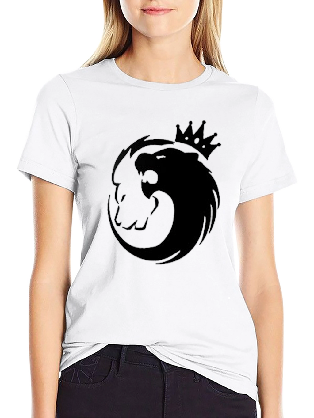 King Lion Graphic T-Shirt - Black