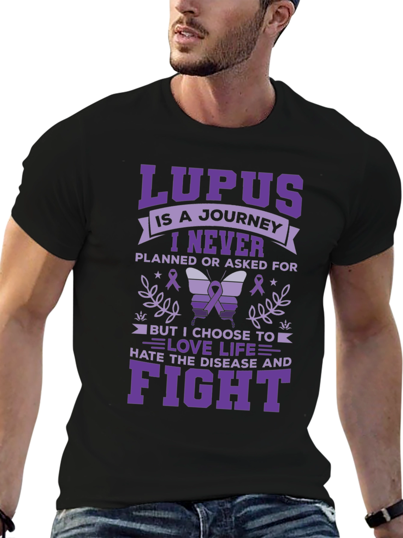 Lupus Awareness Graphic T-Shirt
