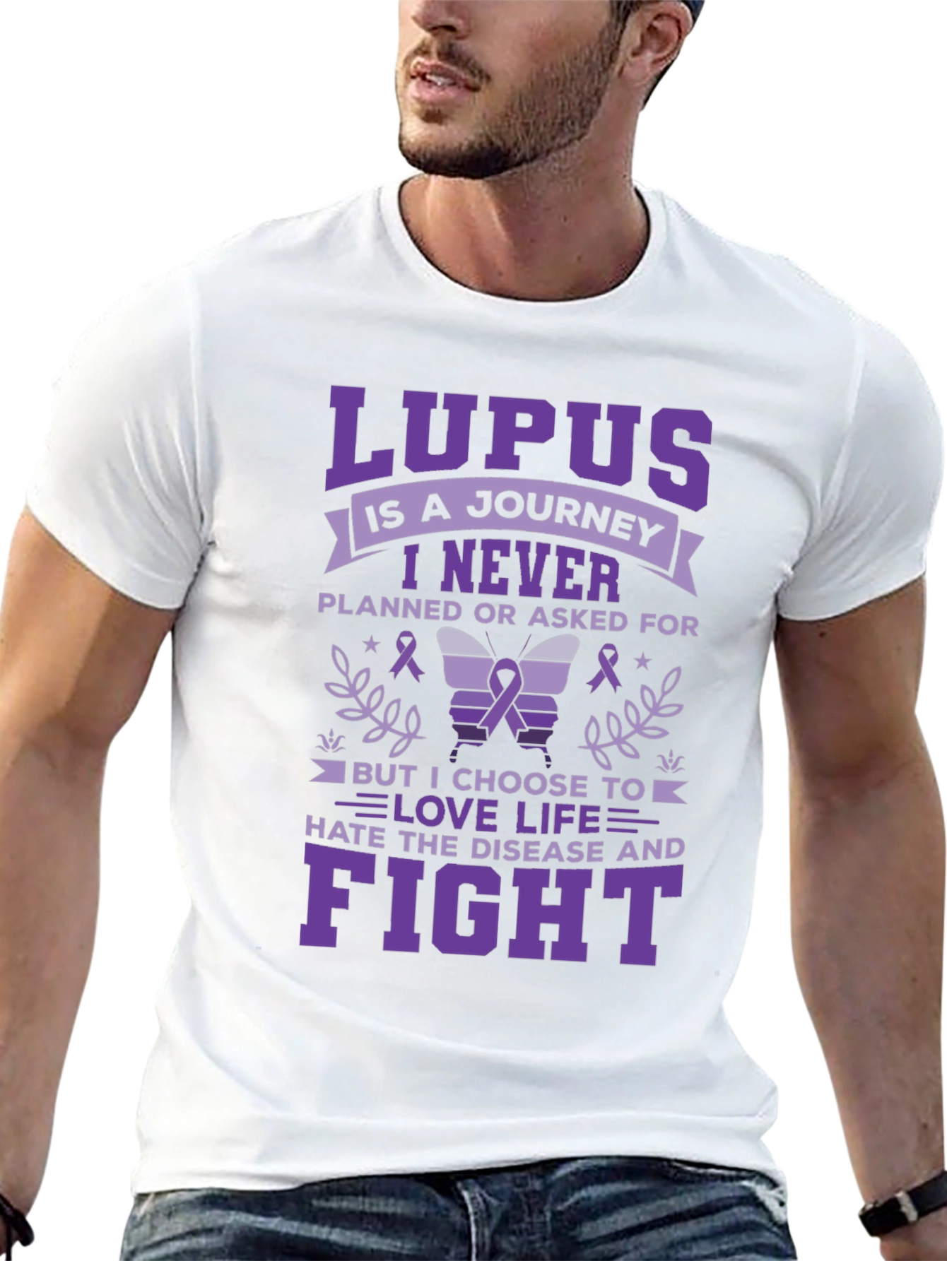 Lupus Awareness Graphic T-Shirt