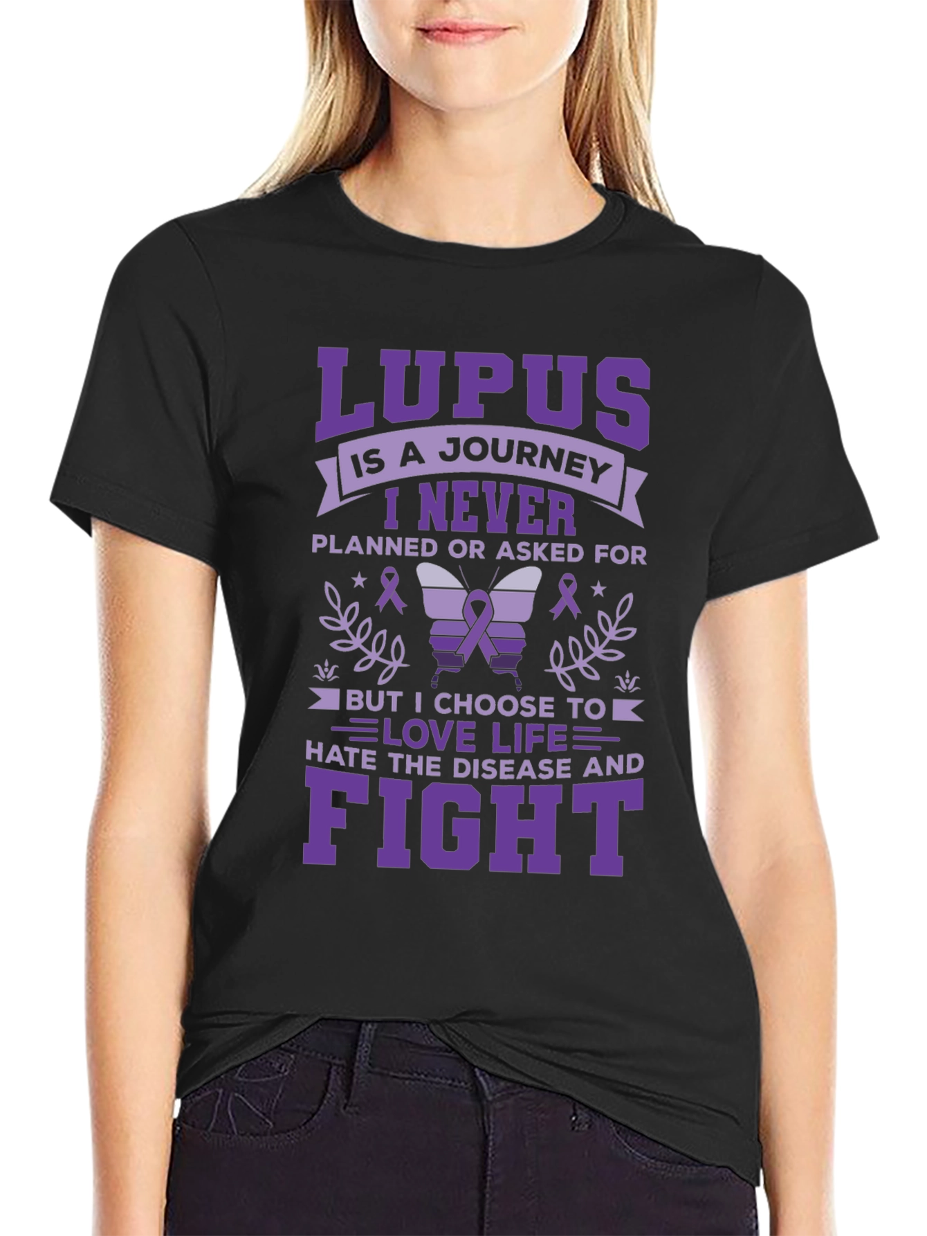 Lupus Awareness Graphic T-Shirt