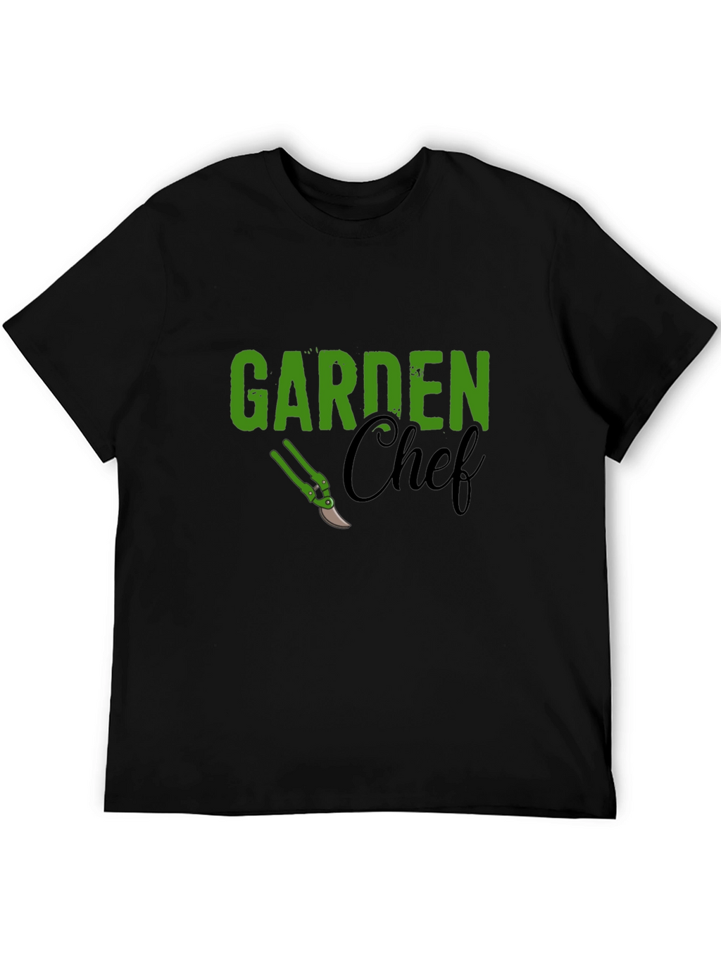 Garden Chef T-Shirt - Black Cotton Tee