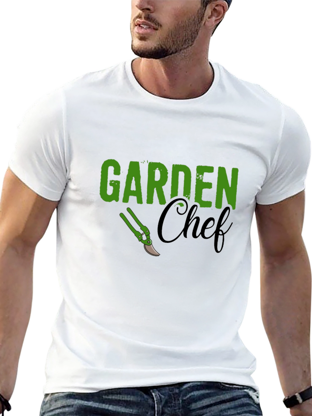Garden Chef T-Shirt - Black Cotton Tee