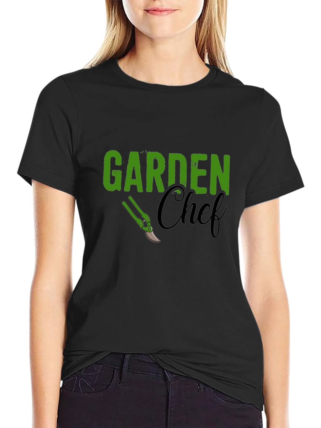 Garden Chef T-Shirt - Black Cotton Tee