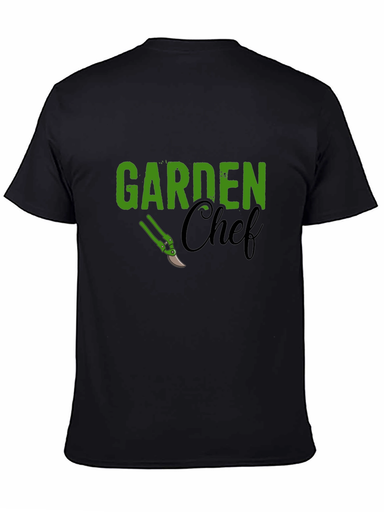 Garden Chef T-Shirt - Black Cotton Tee