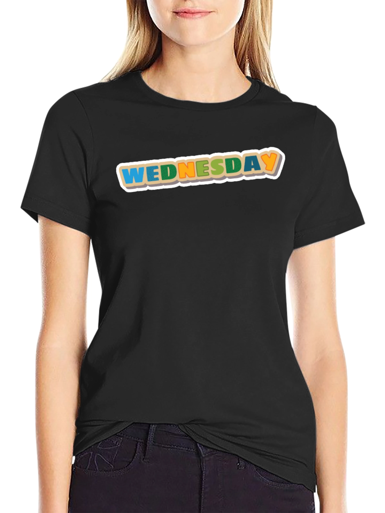 Wednesday Colorful Graphic T-Shirt