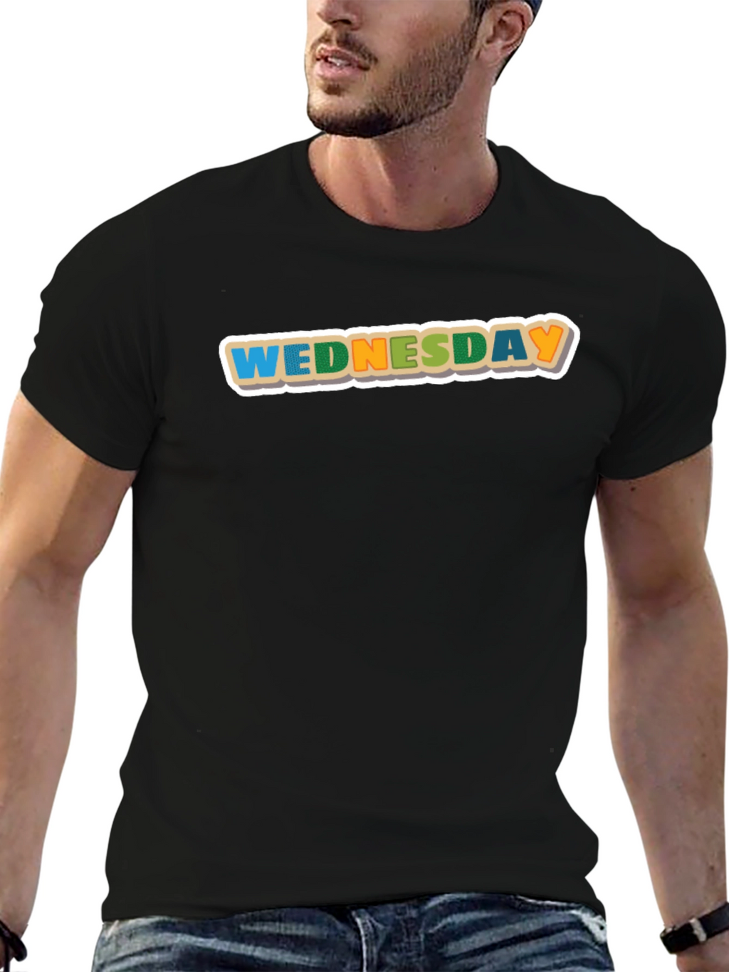 Wednesday Colorful Graphic T-Shirt