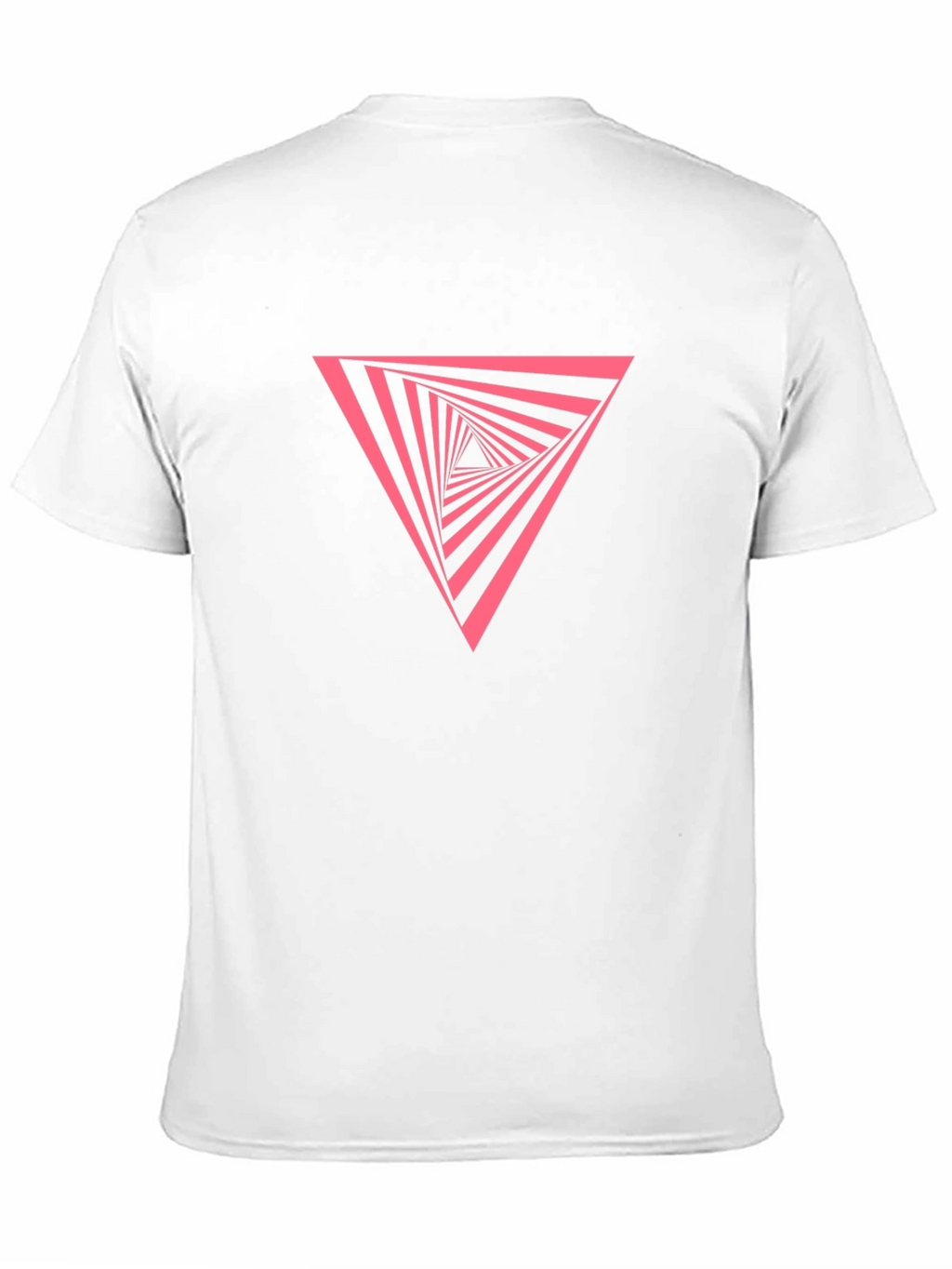 Geometric Triangle Graphic Tee - Modern Style
