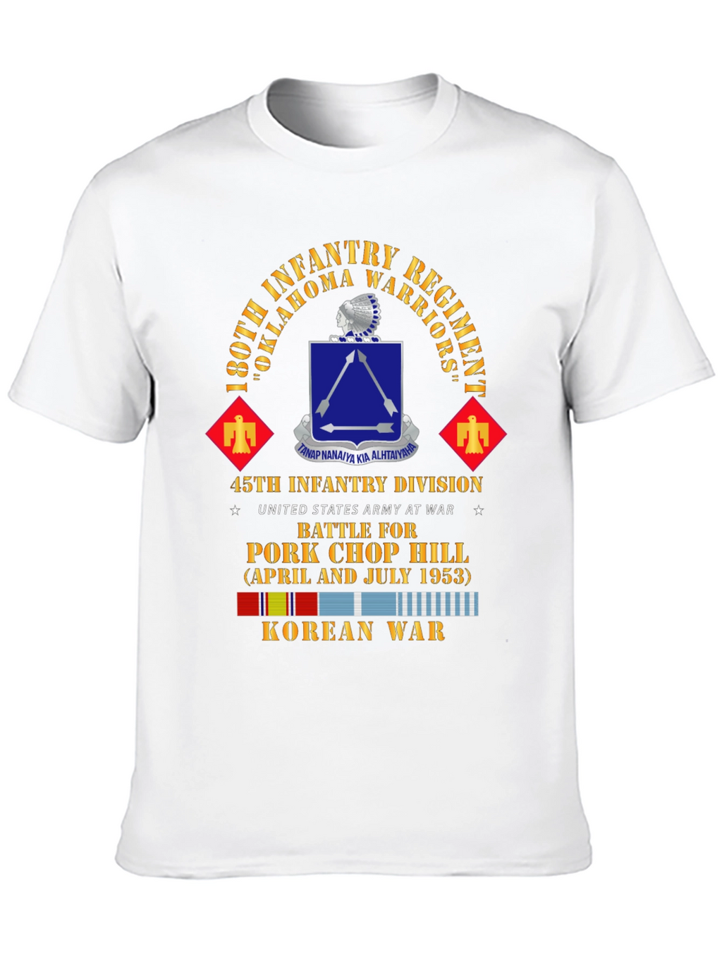 180th Infantry Regiment Korean War T-Shirt