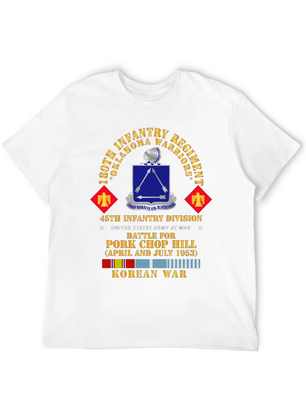 180th Infantry Regiment Korean War T-Shirt
