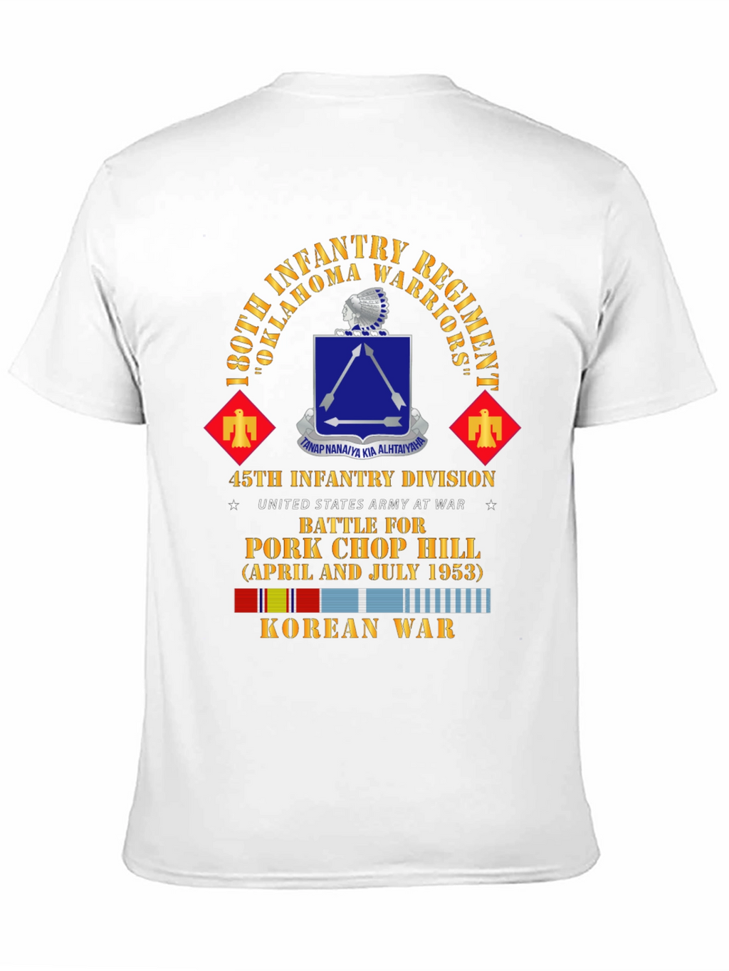 180th Infantry Regiment Korean War T-Shirt
