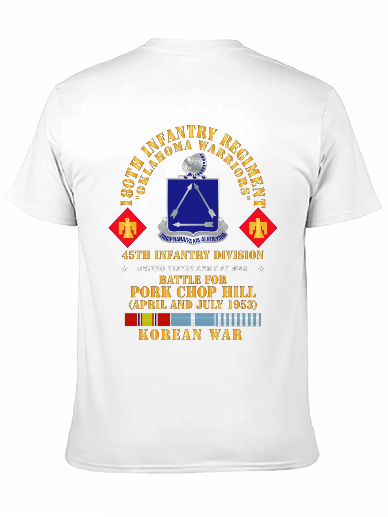 180th Infantry Regiment Korean War T-Shirt