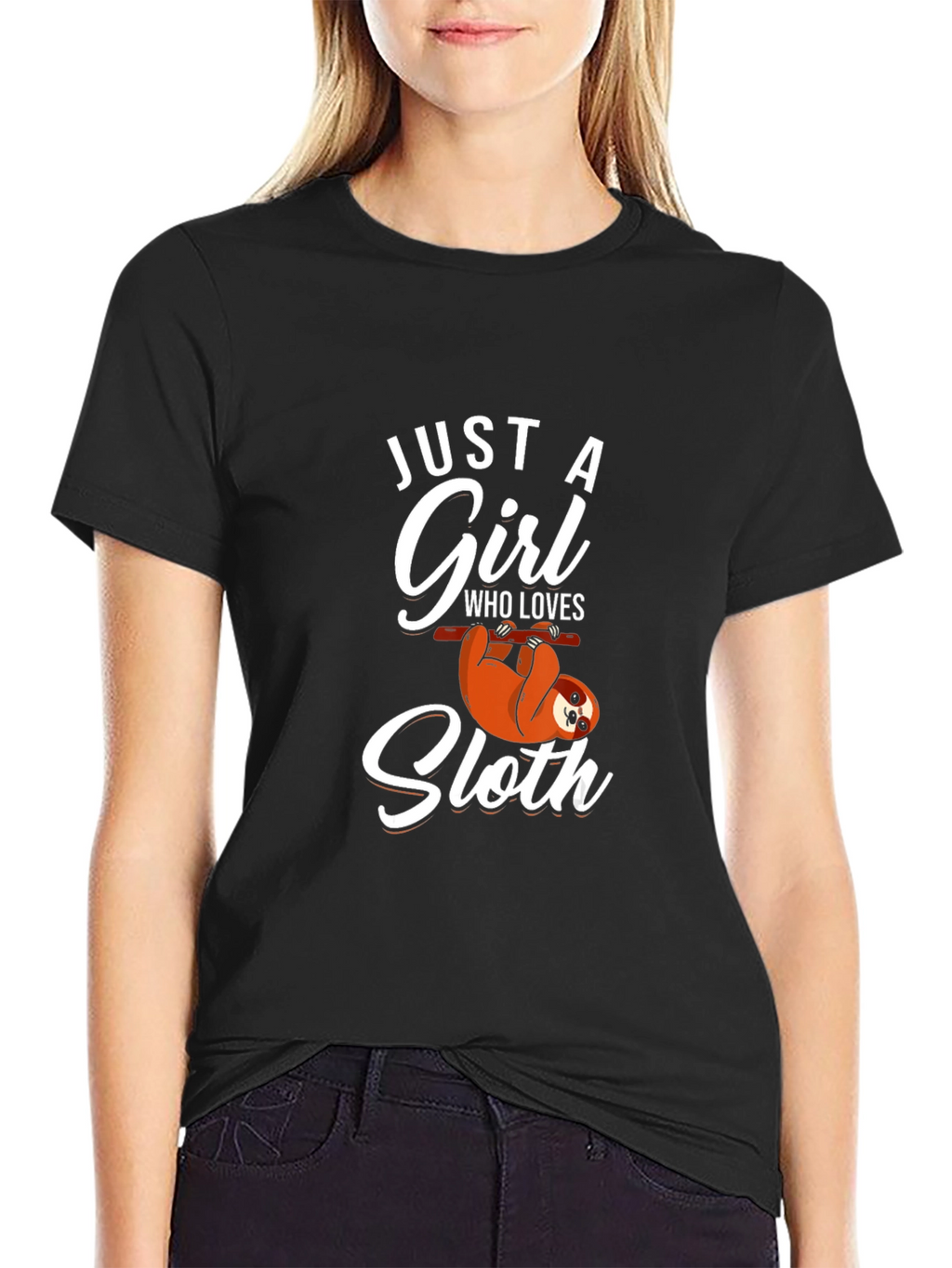 Just A Girl Who Loves Sloth T-Shirt