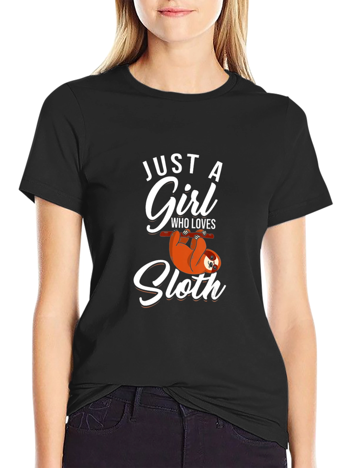 Just A Girl Who Loves Sloth T-Shirt