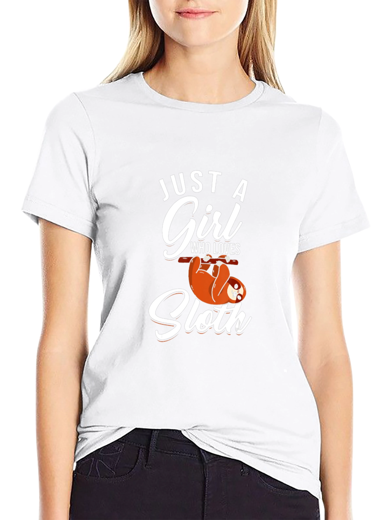 Just A Girl Who Loves Sloth T-Shirt