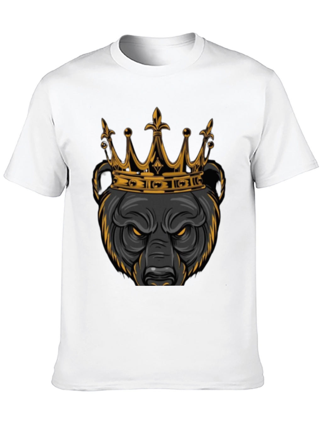 King Bear Graphic Tee - Mens Black T-Shirt