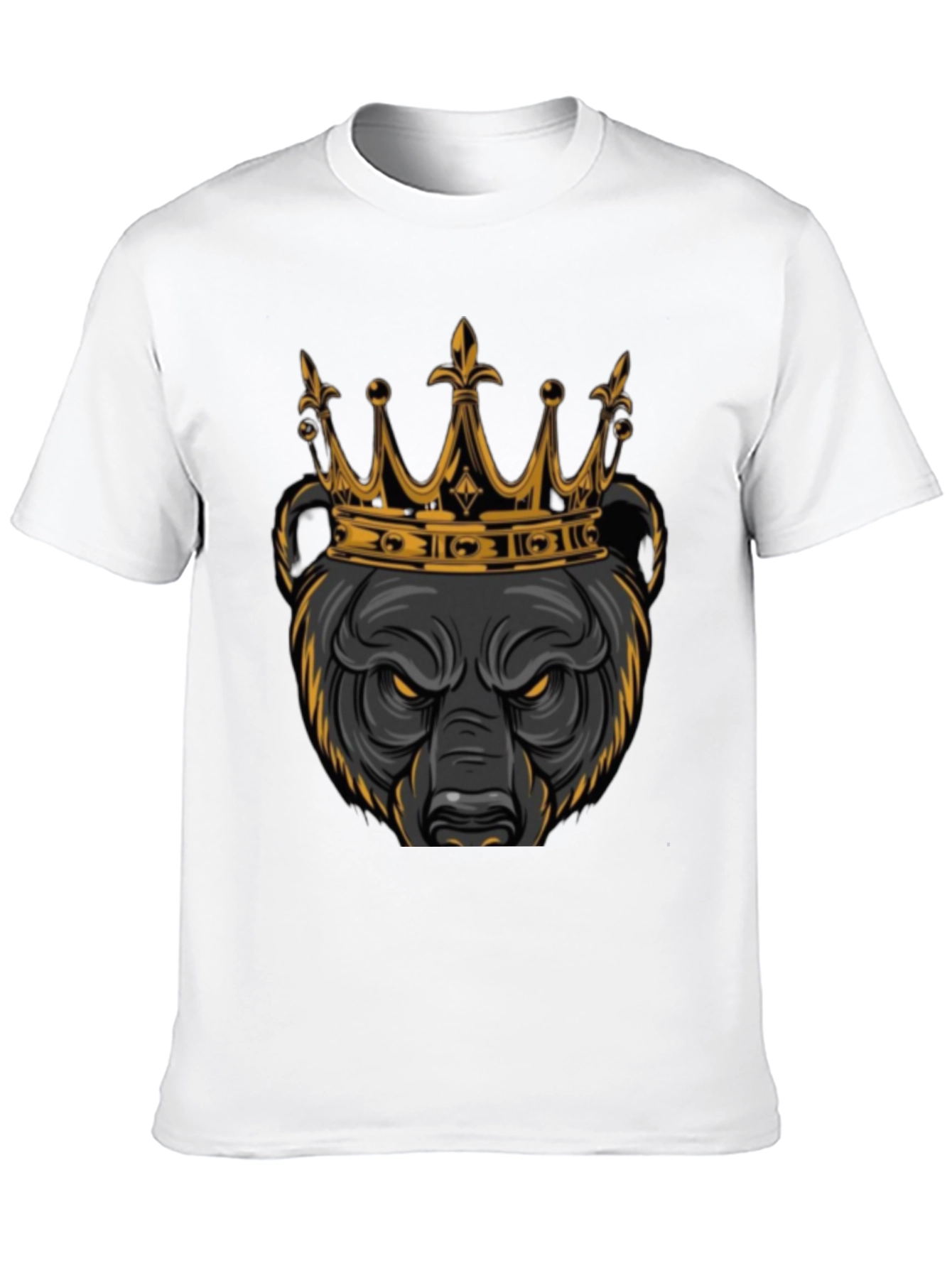 King Bear Graphic Tee - Mens Black T-Shirt