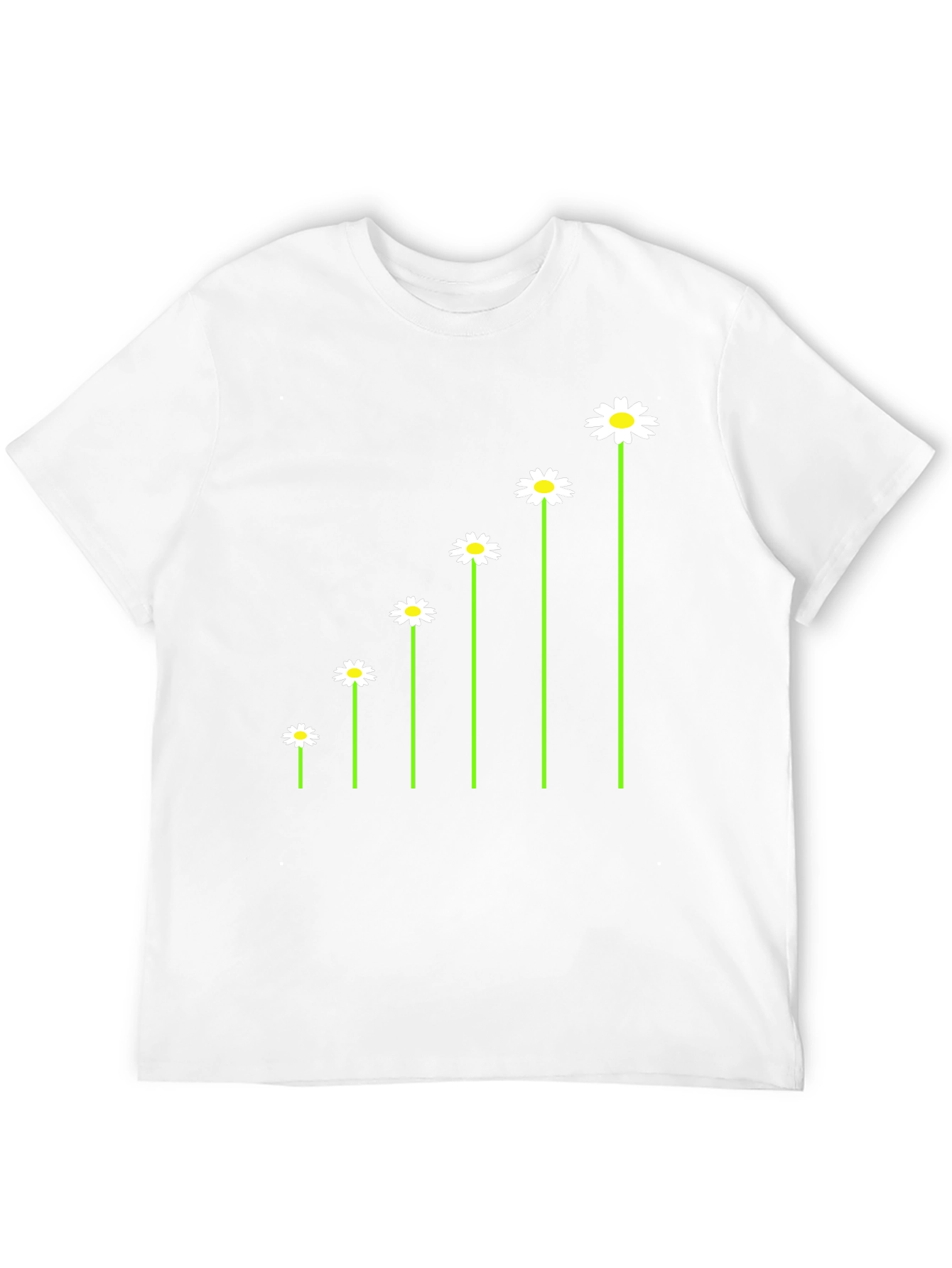 Daisy Ascent Tee - Black Casual Graphic T-Shirt