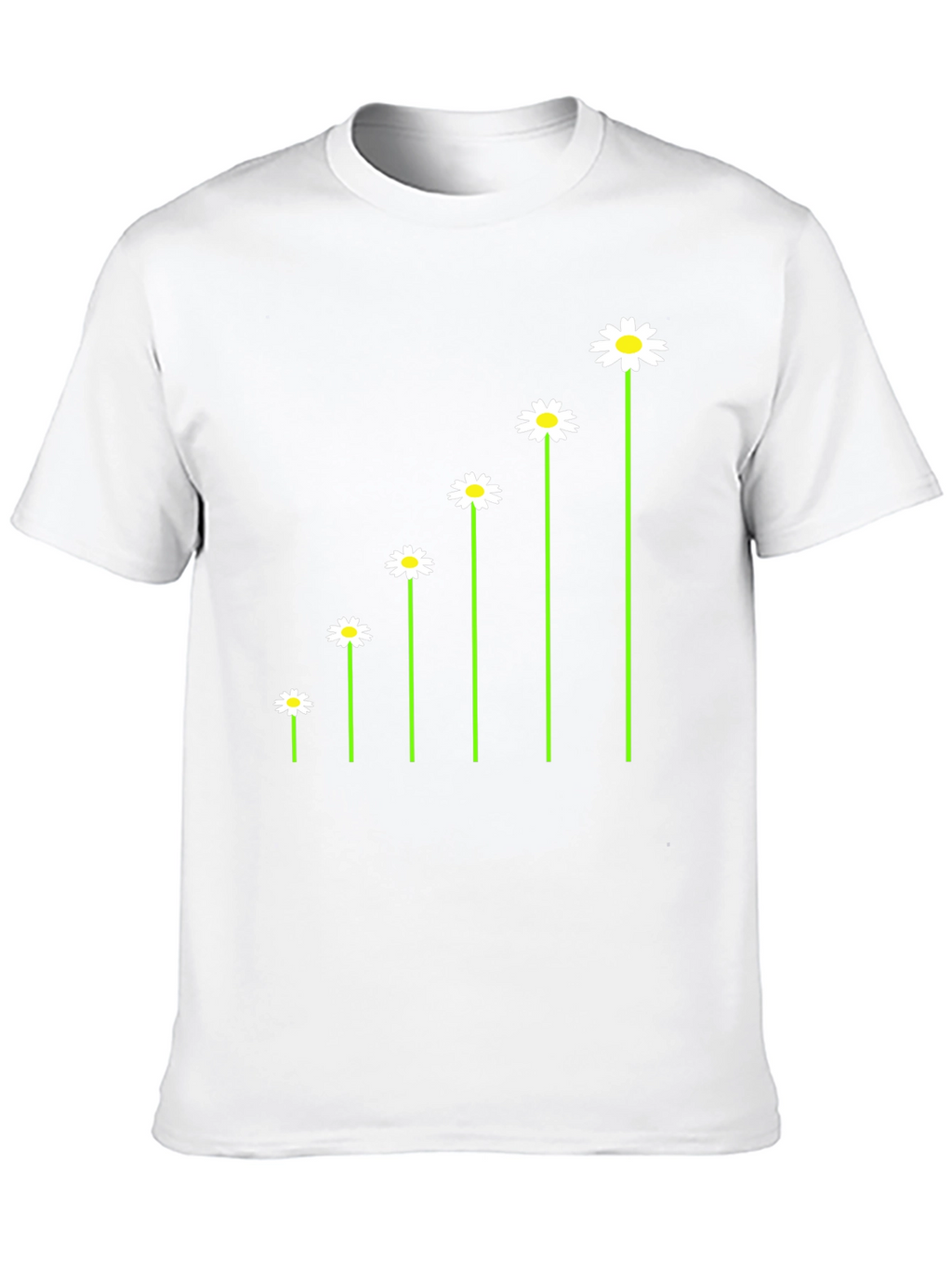 Daisy Ascent Tee - Black Casual Graphic T-Shirt
