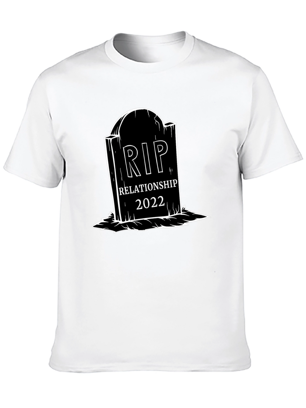 RIP Relationship 2022 Graphic Tee - Black Cotton T-Shirt