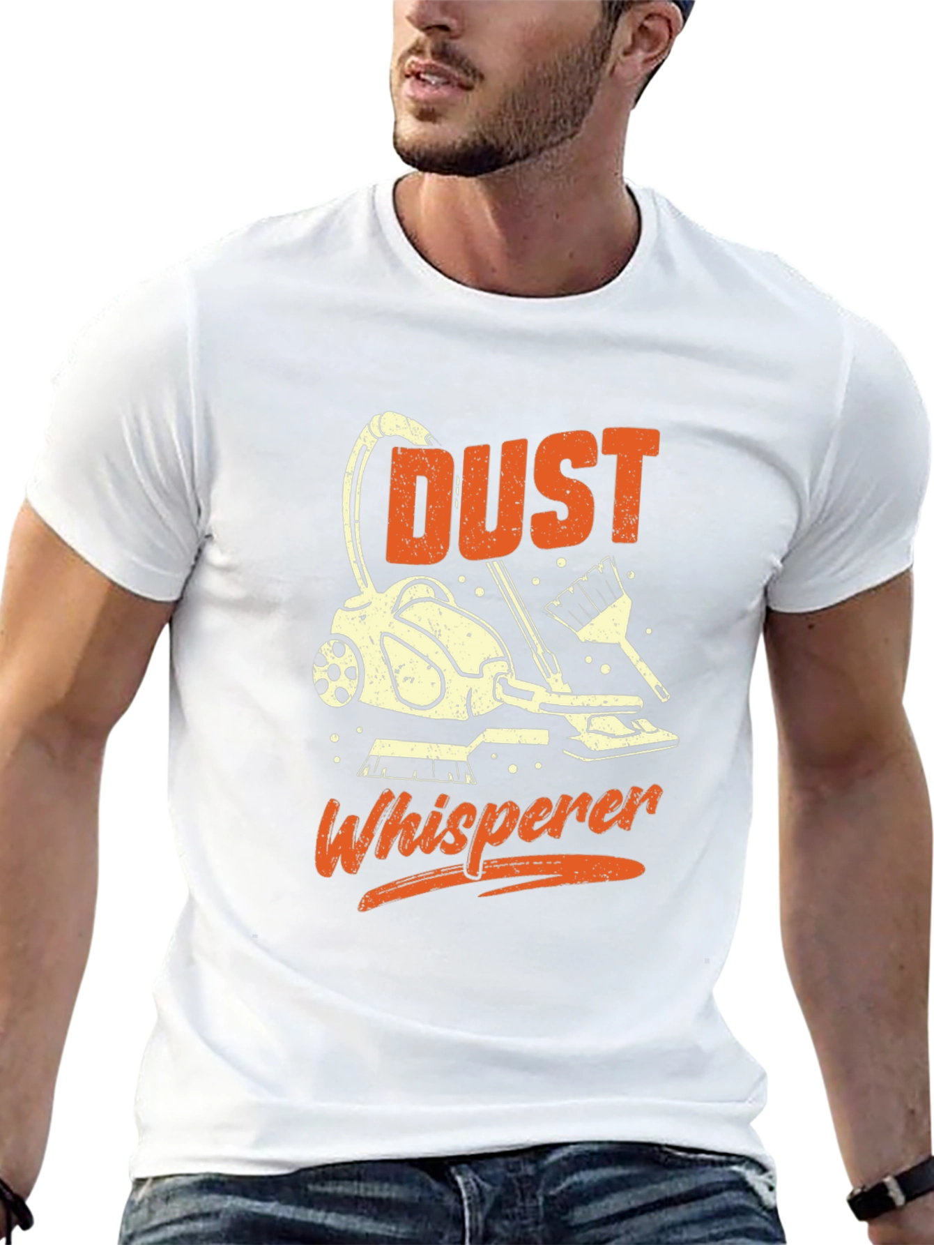 Dust Whisperer Graphic Tee - Cleaning Humor T-Shirt